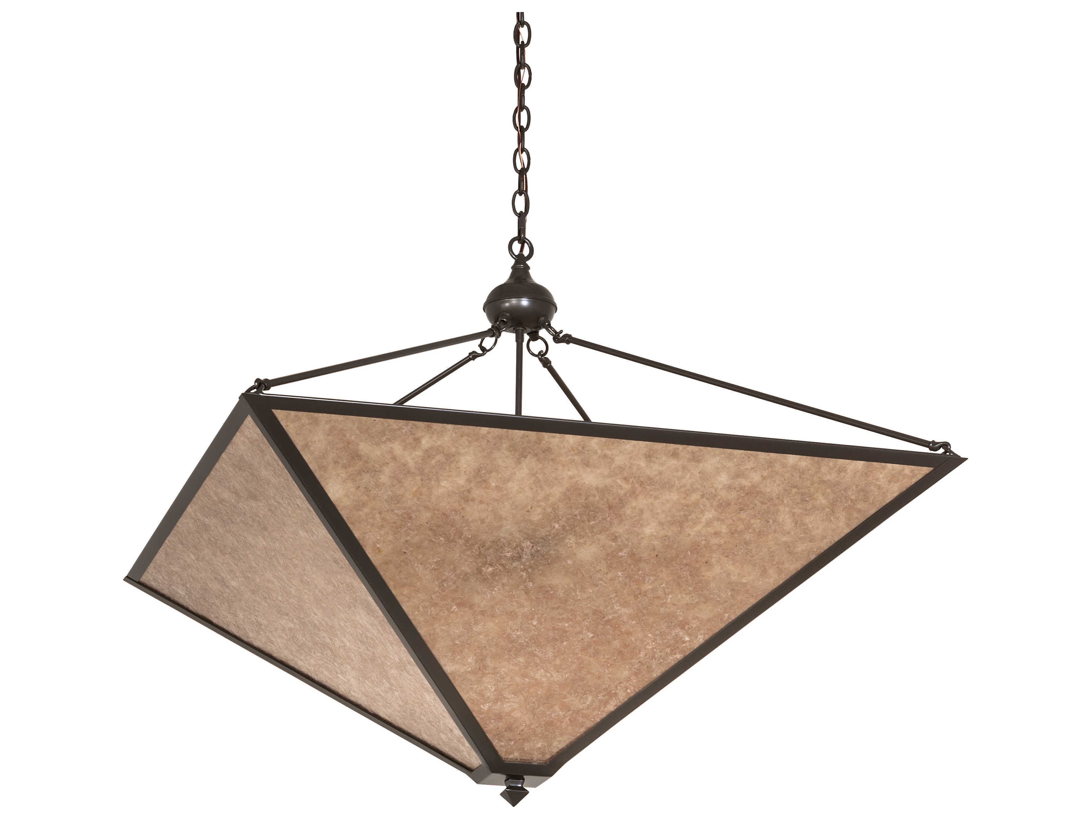 Meyda Mission 6-Light Timeless Bronze Pendant