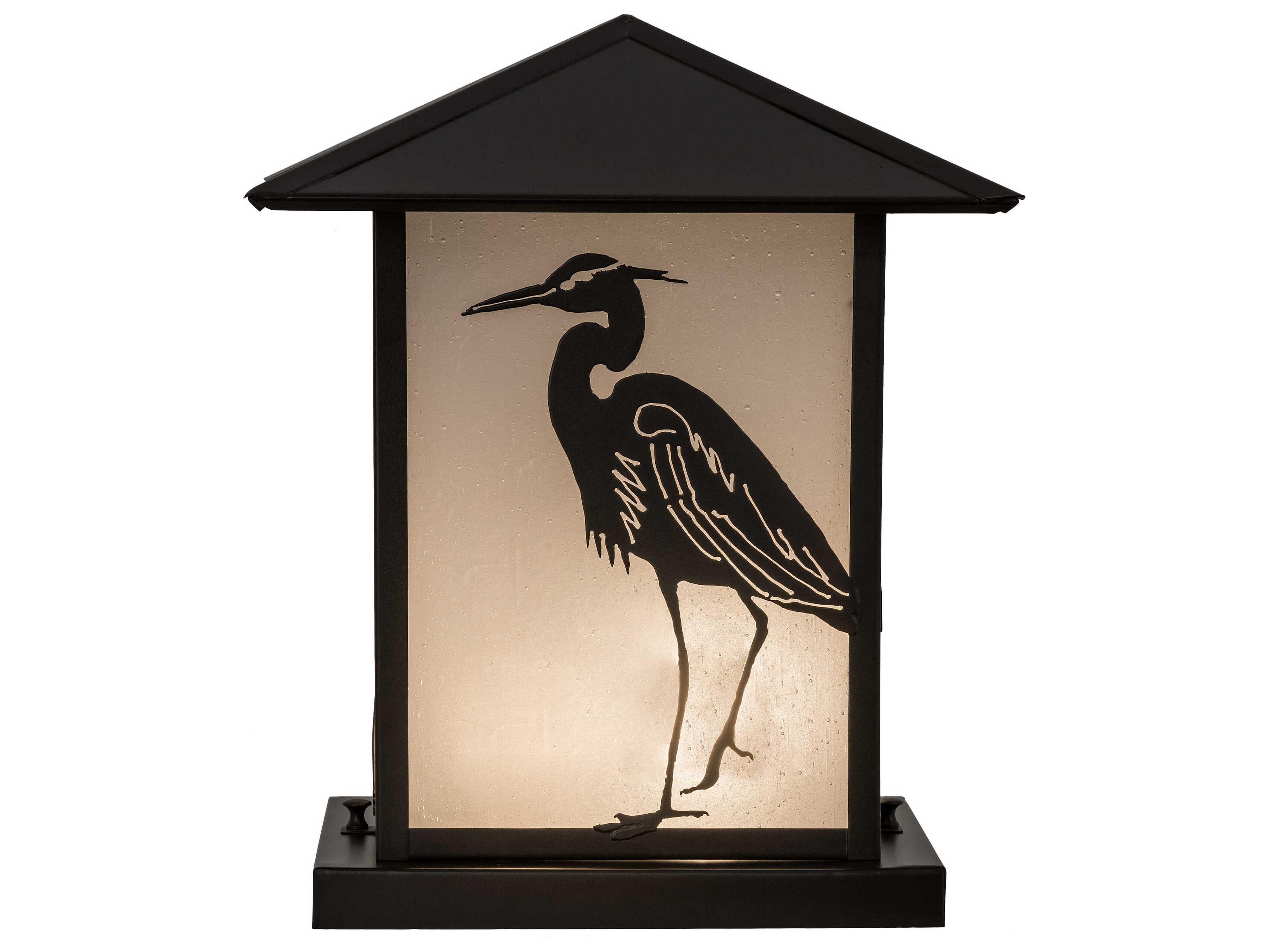 Meyda Seneca Heron 1 - Light Outdoor Post Light