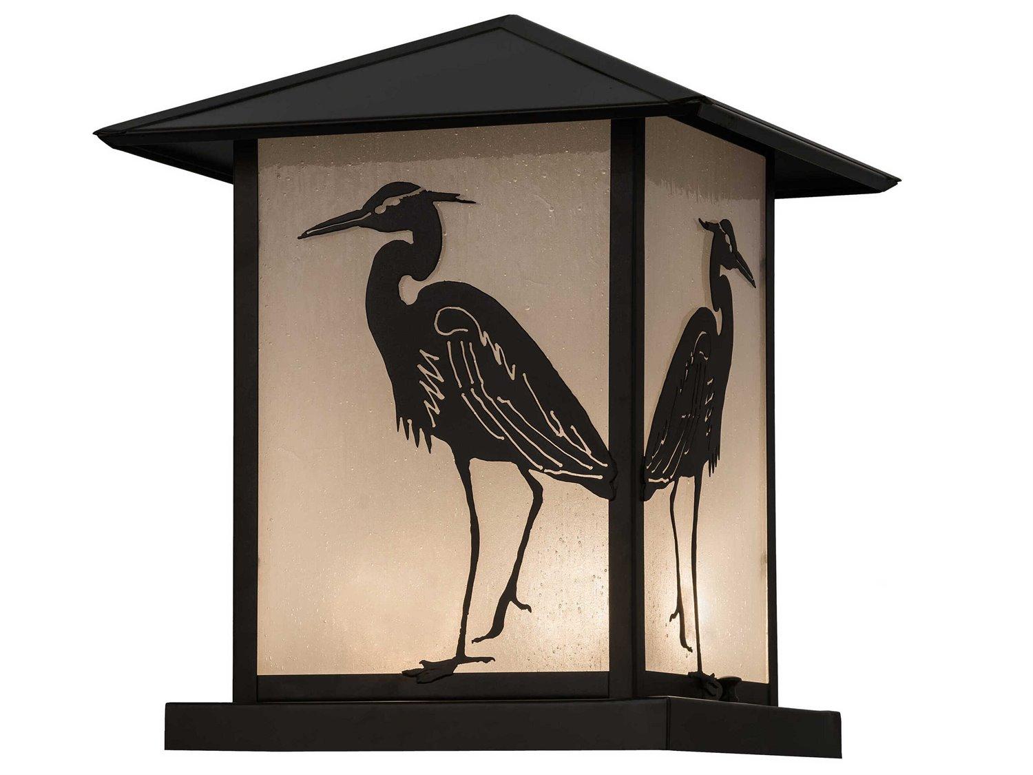 Meyda Seneca Heron 1 - Light Outdoor Post Light