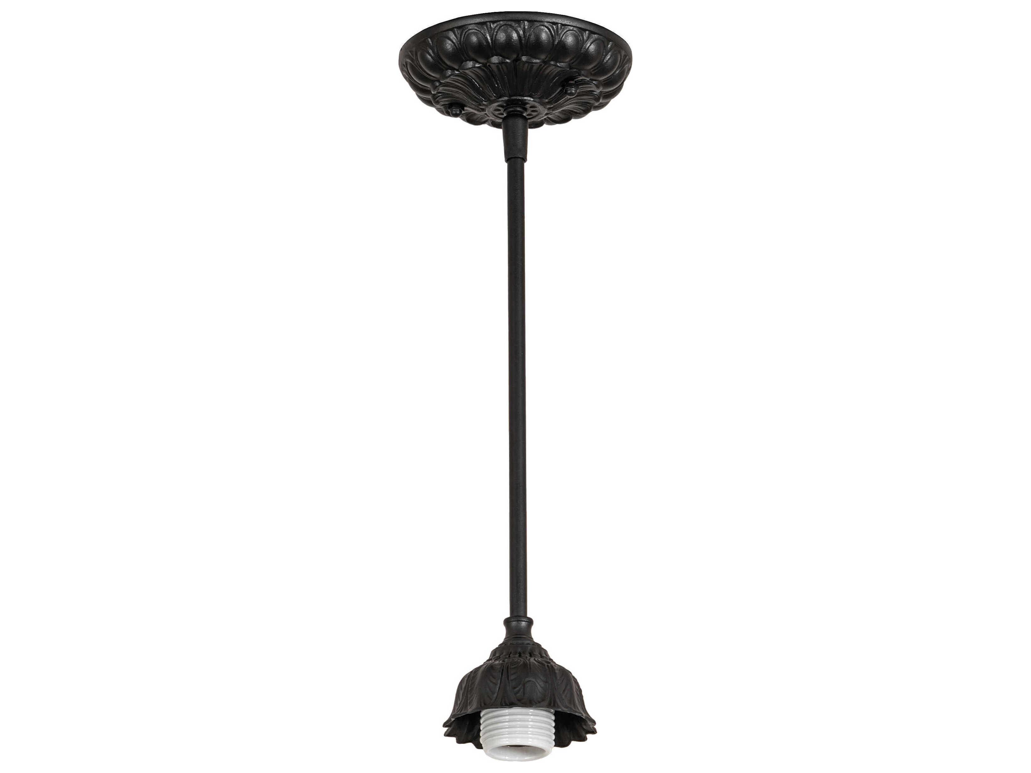 Meyda 1-Light Textured Black Mini Pendant