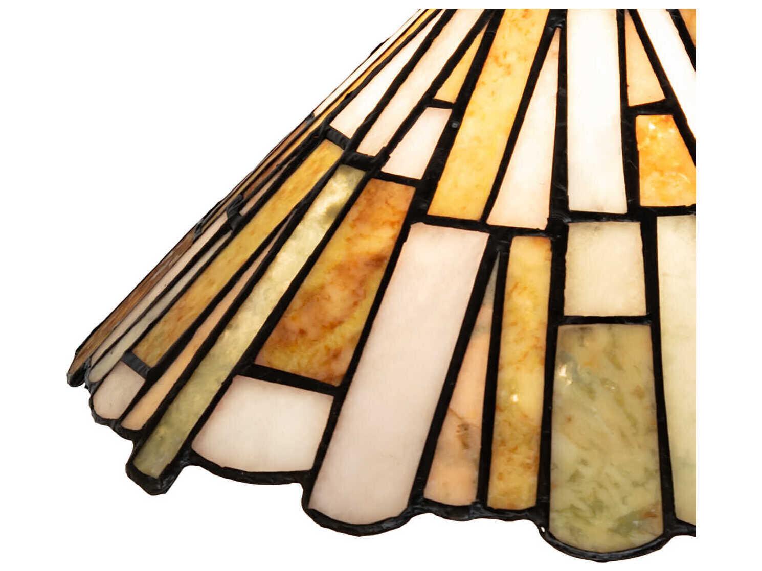 Meyda Delta Jadestone 1-Light Mahogany Bronze Pendant