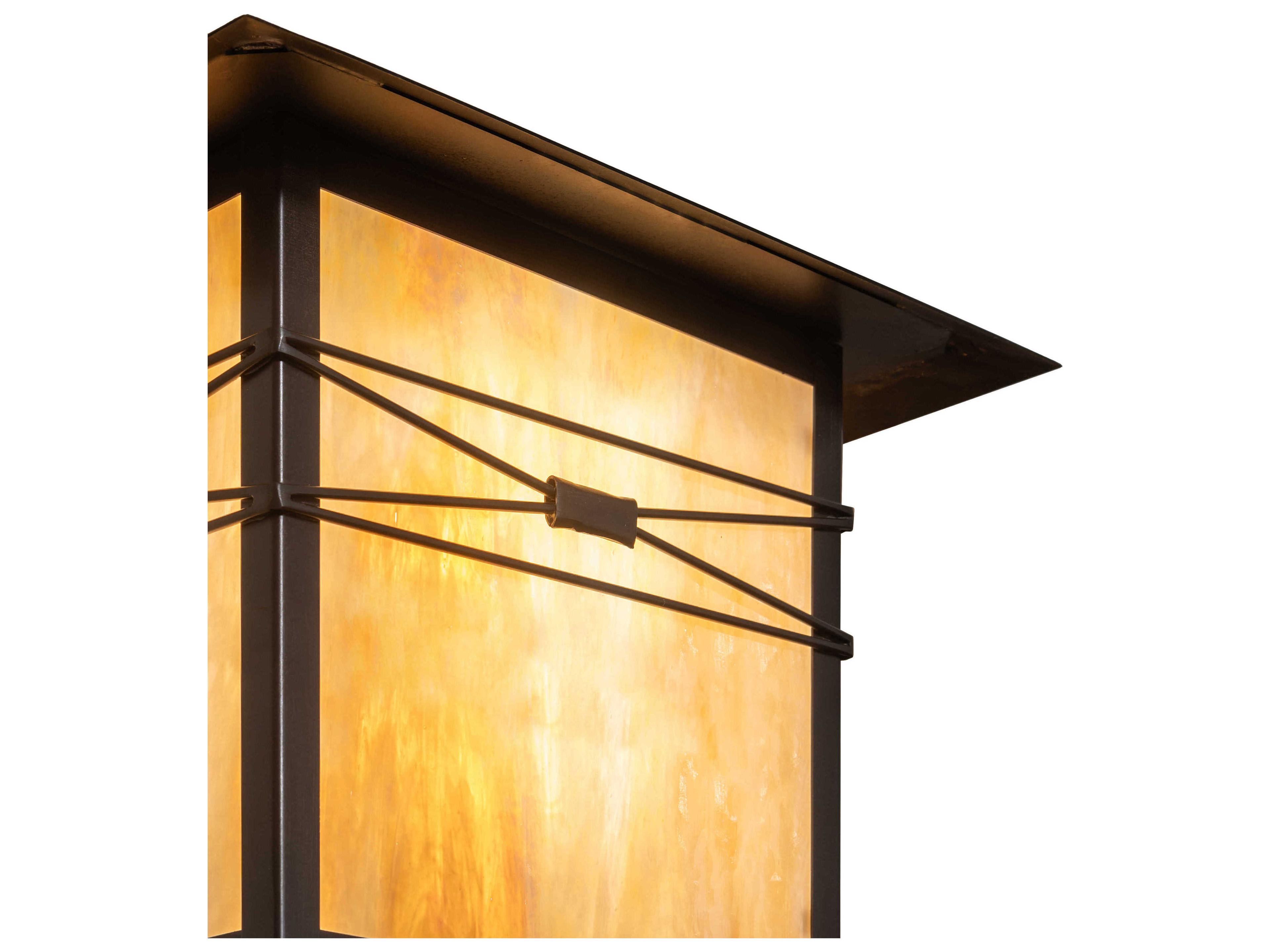 Meyda Seneca Saltire 1-Light Outdoor Post Light