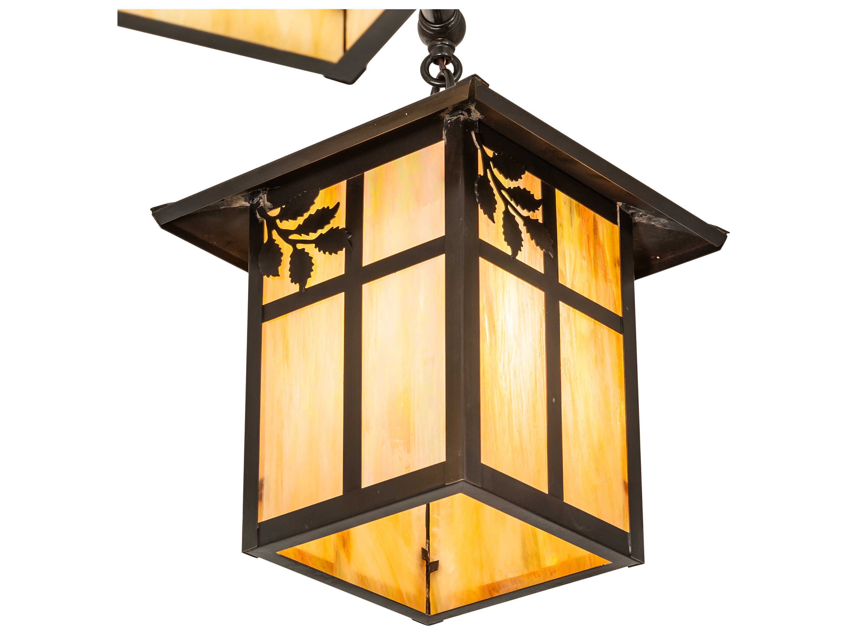 Meyda Seneca Single Branch Leaf 4 - Light Outdoor Hanging Light