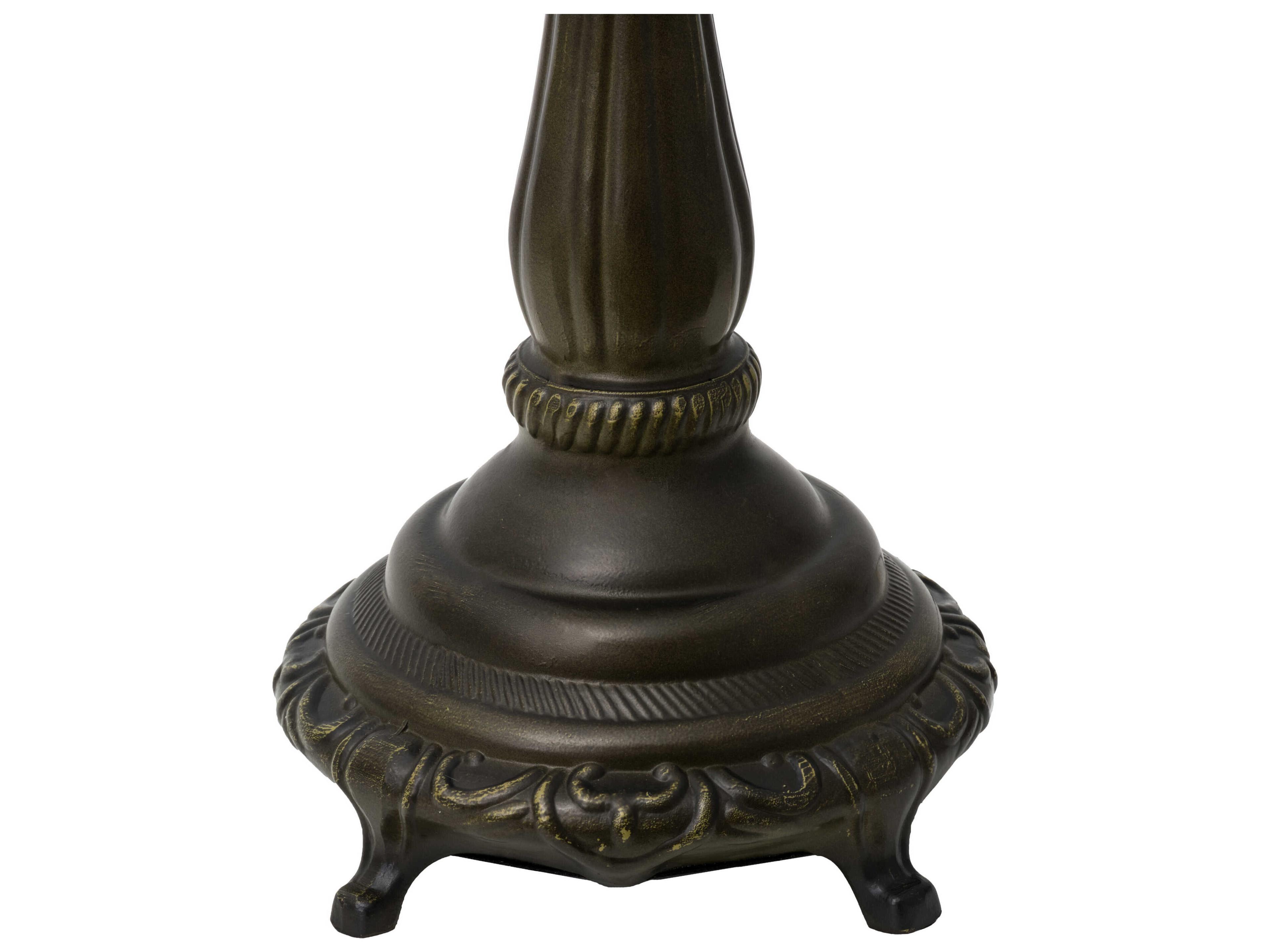 Meyda Tiffany Fishscale Mahogany Bronze Table Lamp