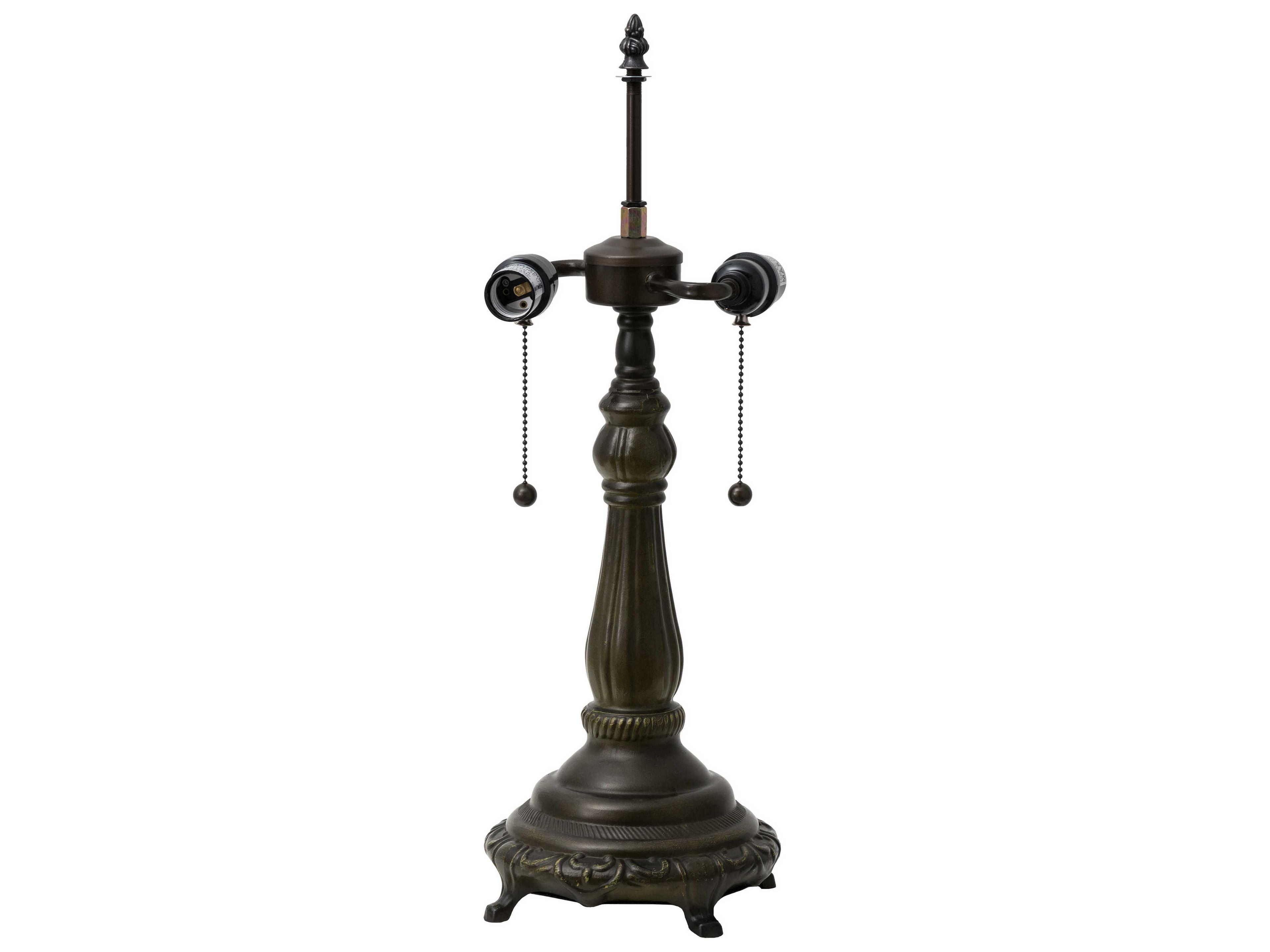 Meyda Tiffany Fishscale Mahogany Bronze Table Lamp