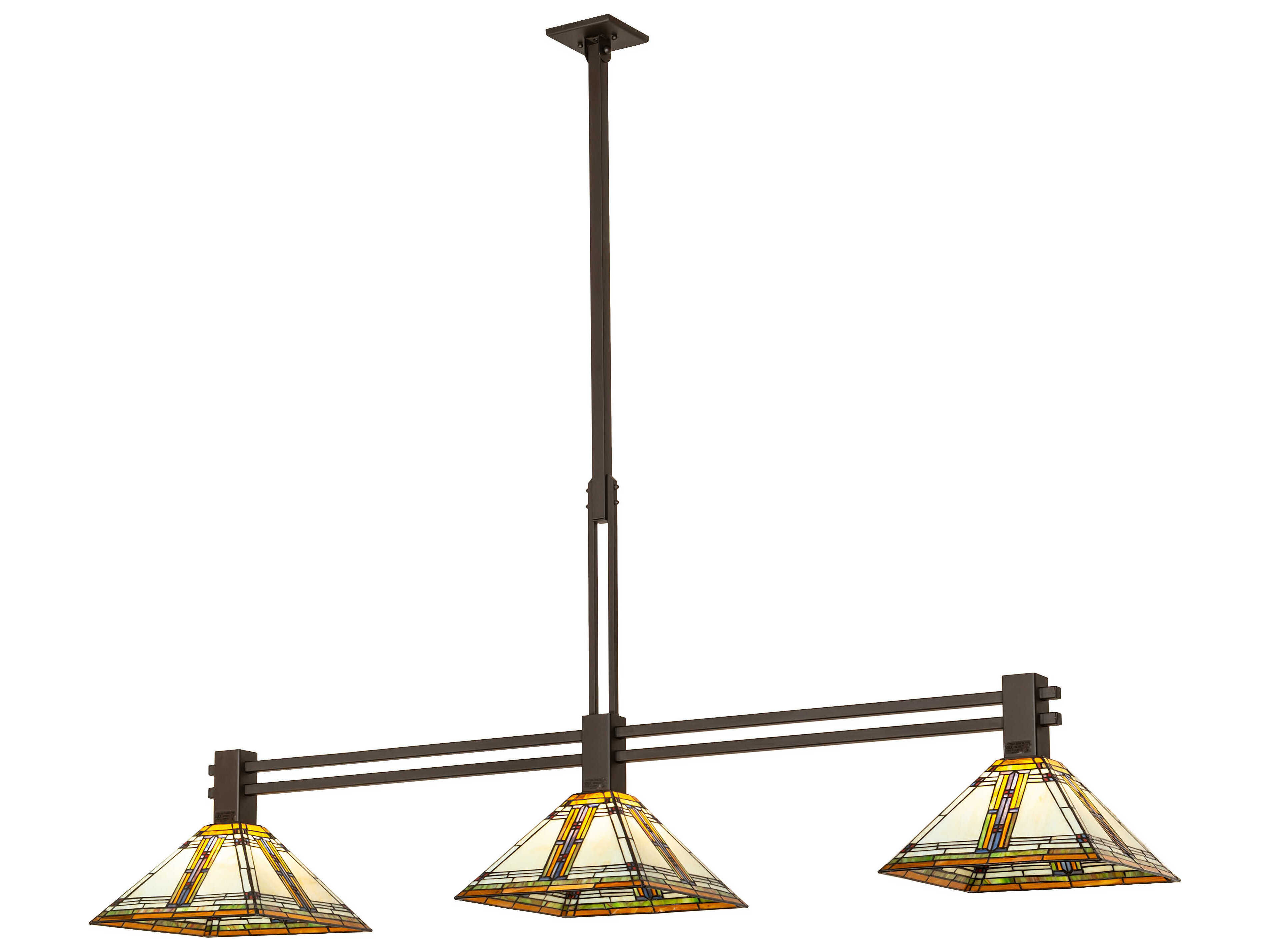 Meyda Nevada 3-Light Oil Rubbed Bronze Island Pendant