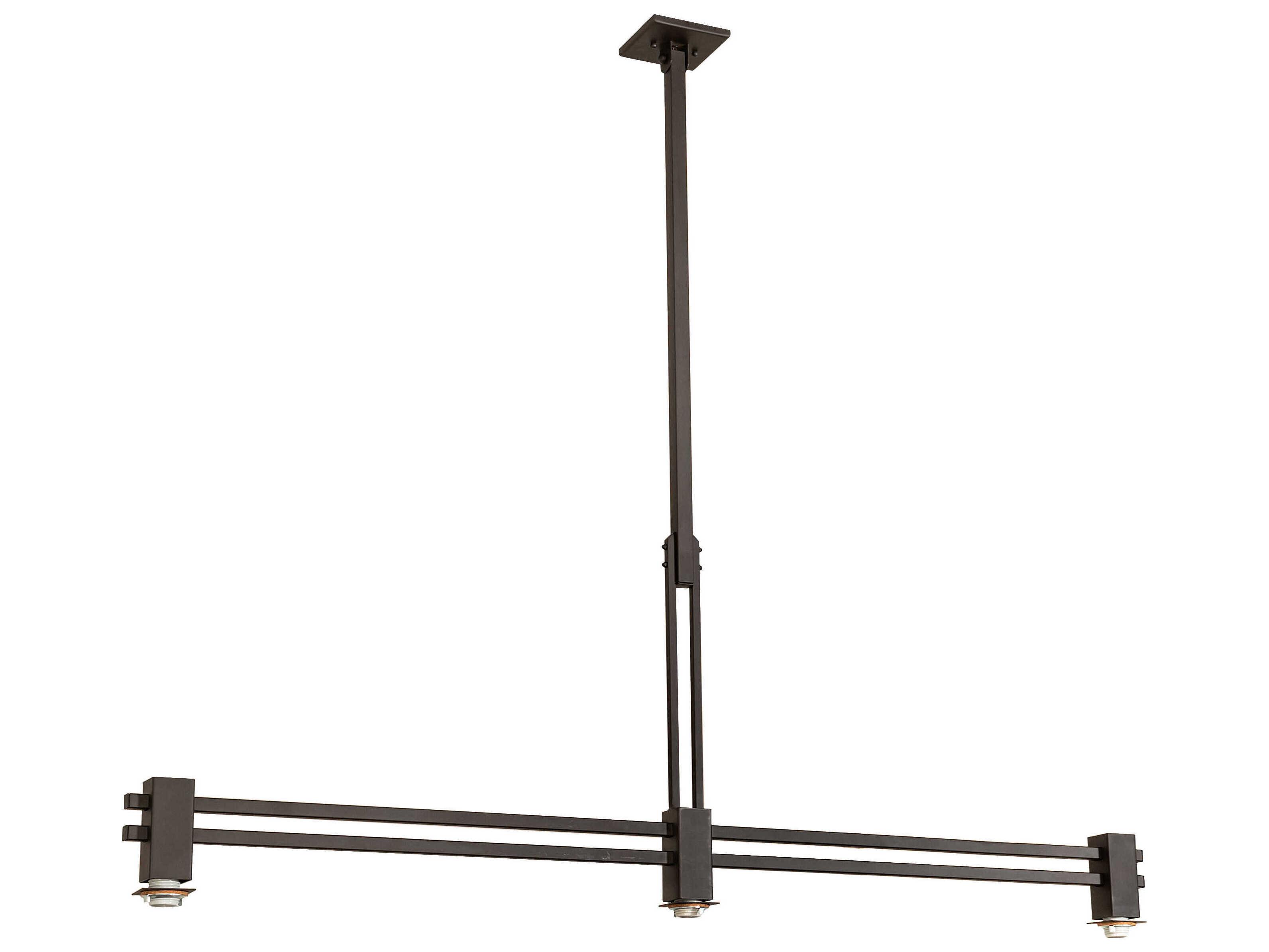 Meyda Nevada 3-Light Oil Rubbed Bronze Island Pendant