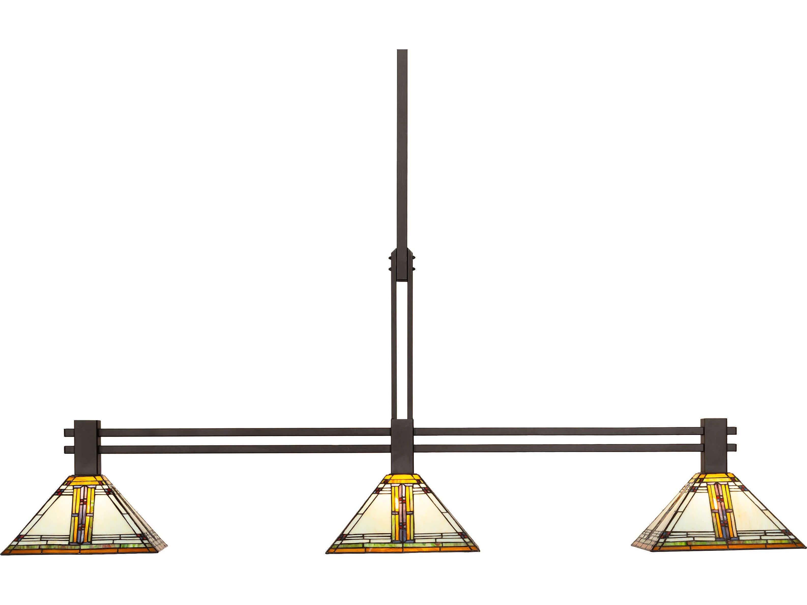 Meyda Nevada 3-Light Oil Rubbed Bronze Island Pendant