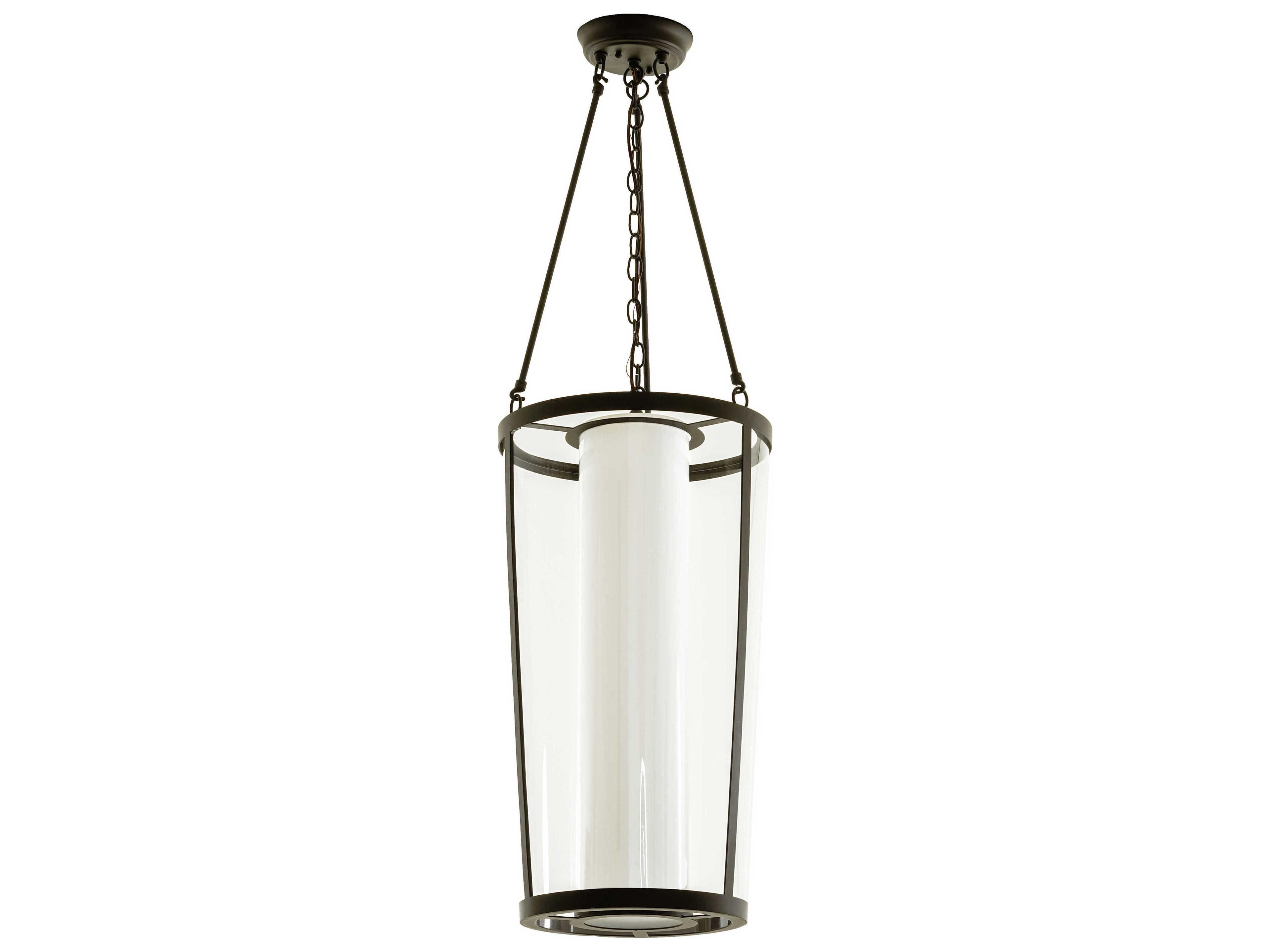 Meyda Cilindro 1-Light Oil Rubbed Bronze Cylinder Semi Flush Mount