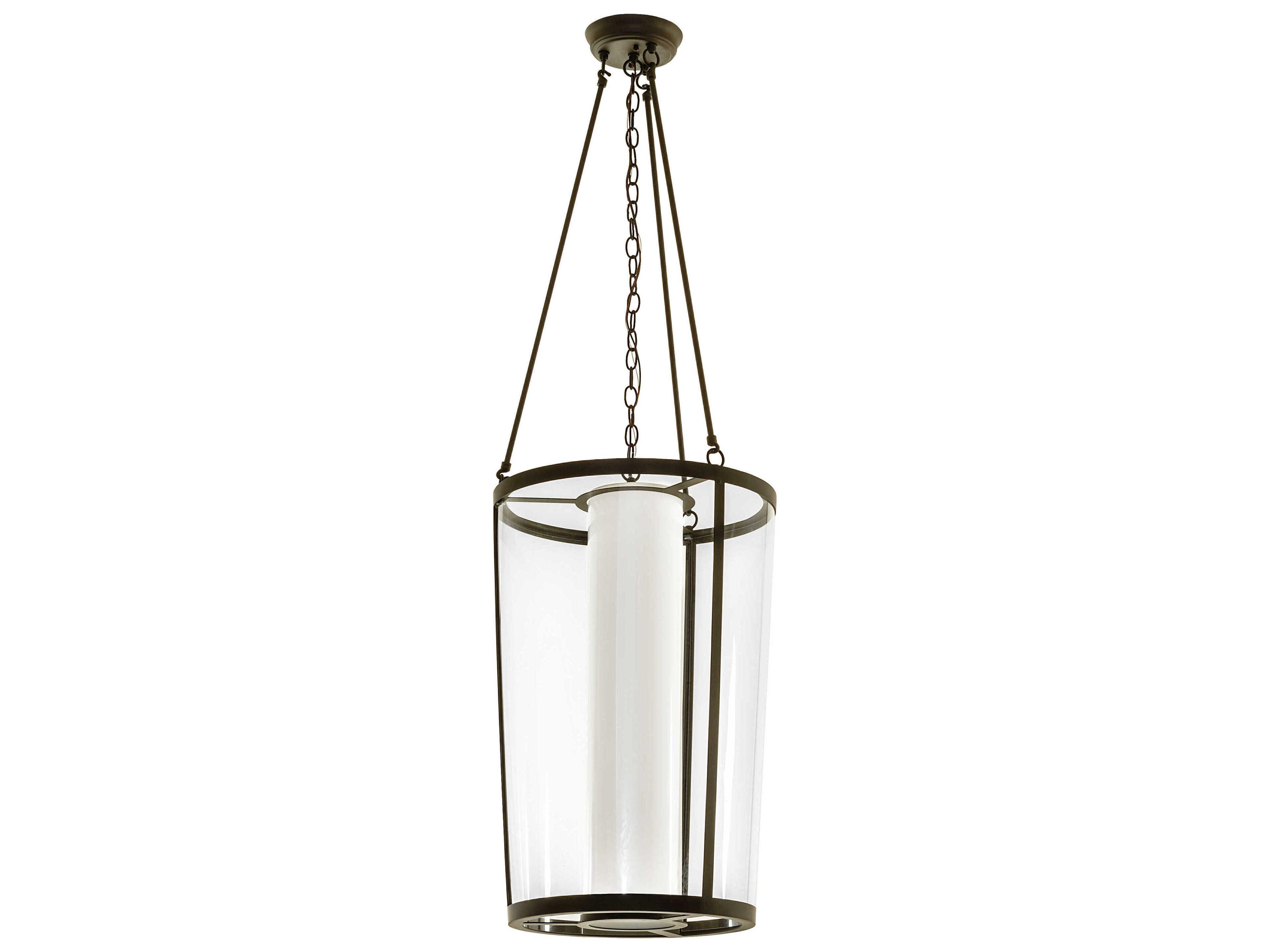 Meyda Cilindro 1-Light Oil Rubbed Bronze Black Cylinder Pendant