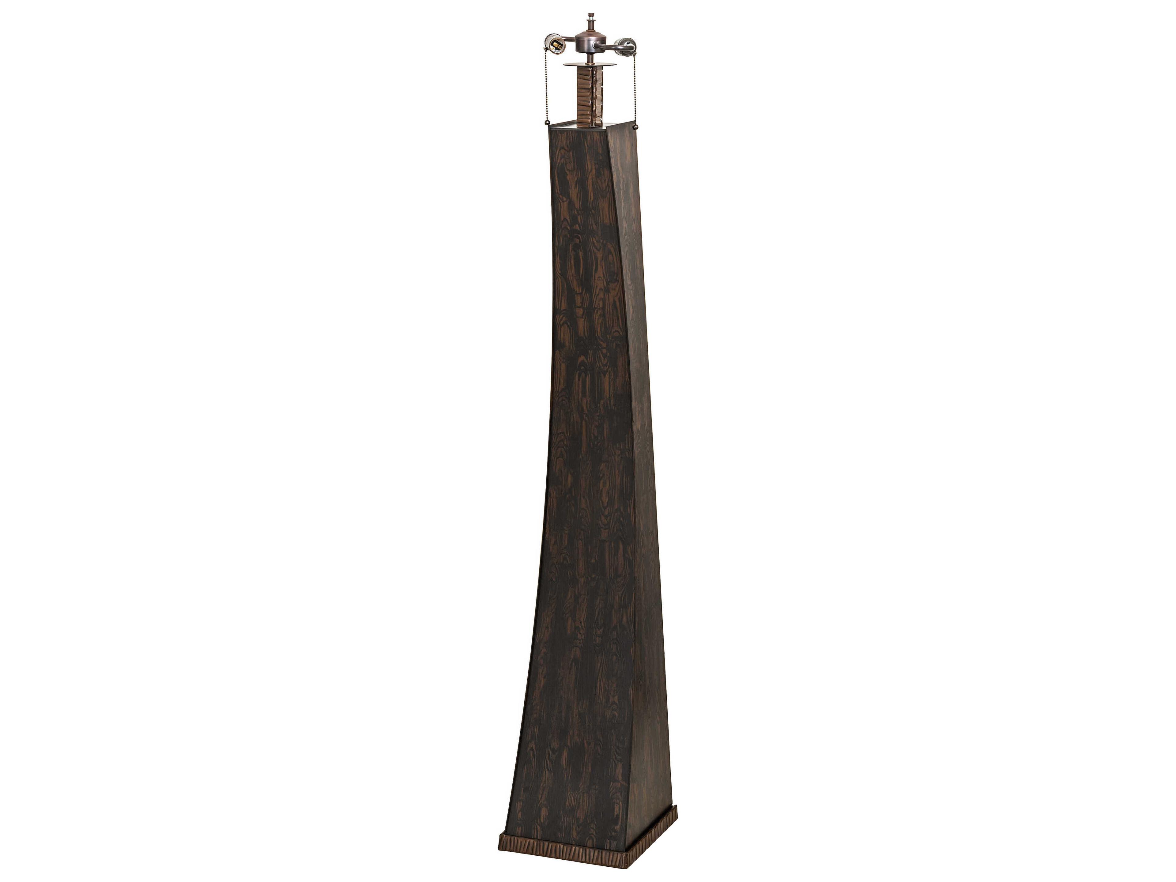 Meyda Sophia Hazelnut Acacia Floor Lamp