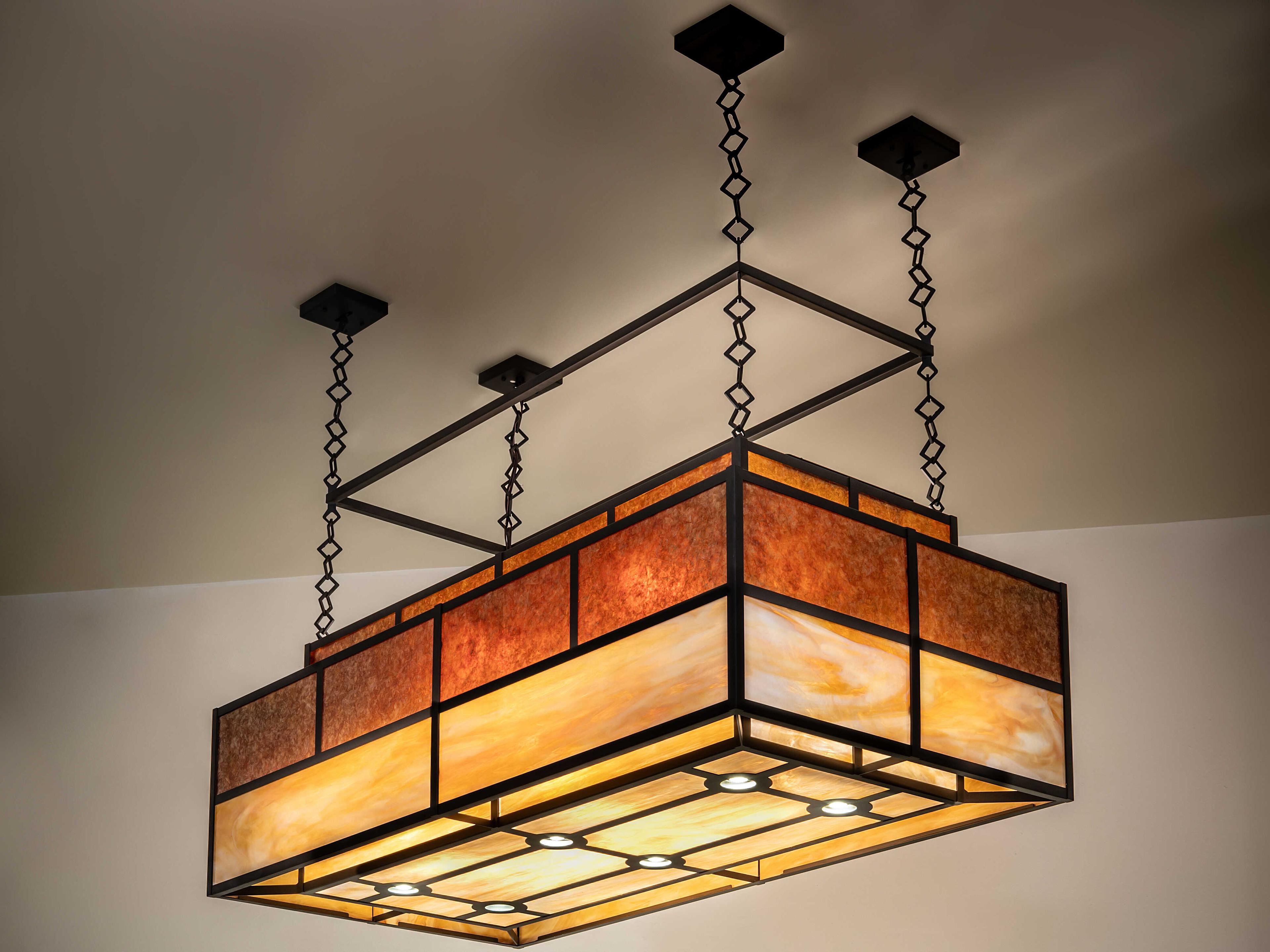 Meyda Hyde Park 18-Light Oil Rubbed Bronze Island Pendant