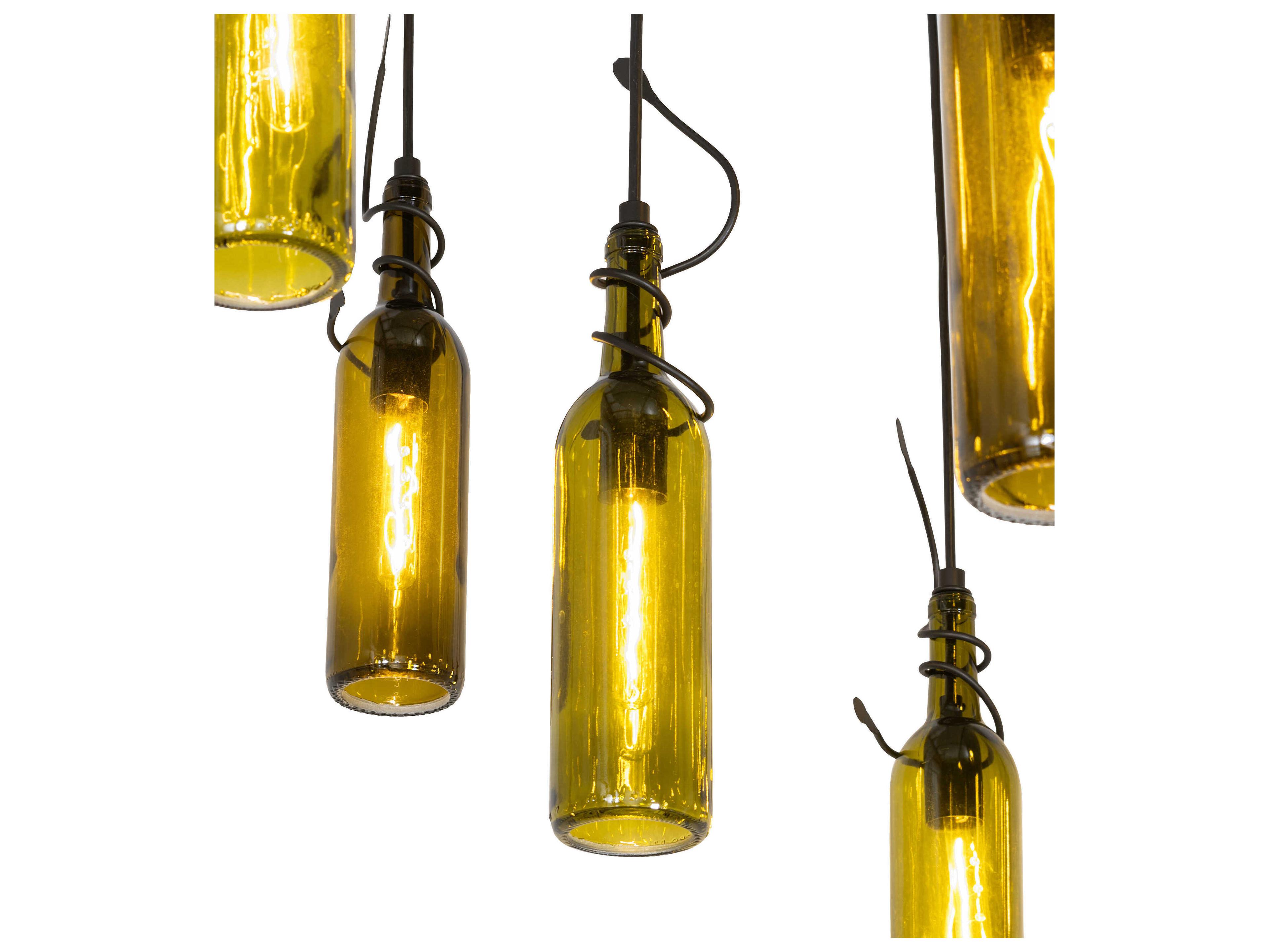 Meyda Tuscan Vineyard 30-Light Textured Black Pendant