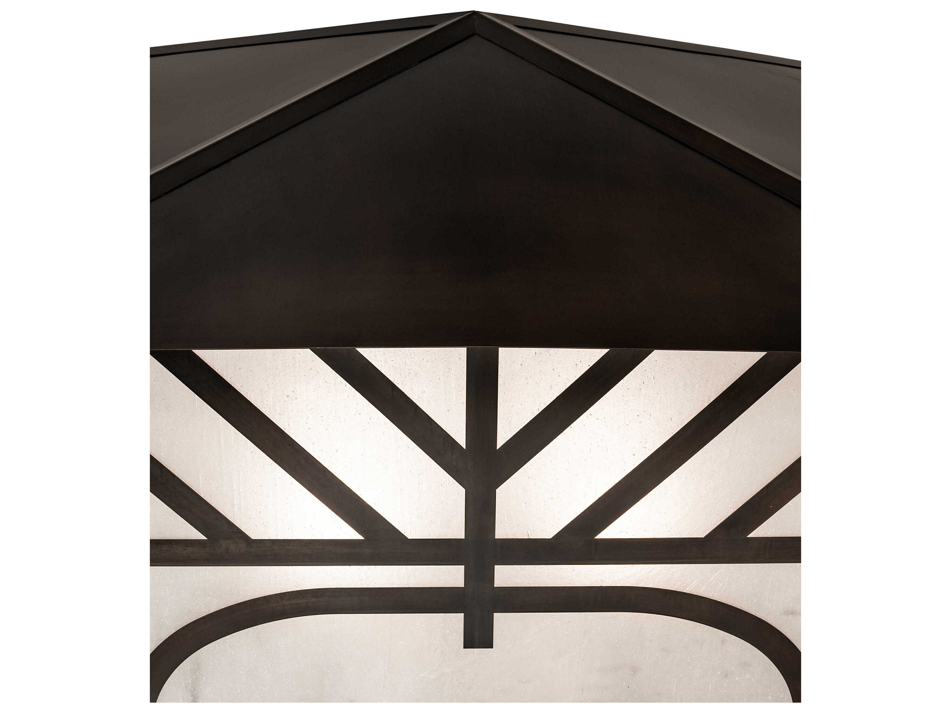 Meyda Seneca Chevron 4-Light Outdoor Post Light