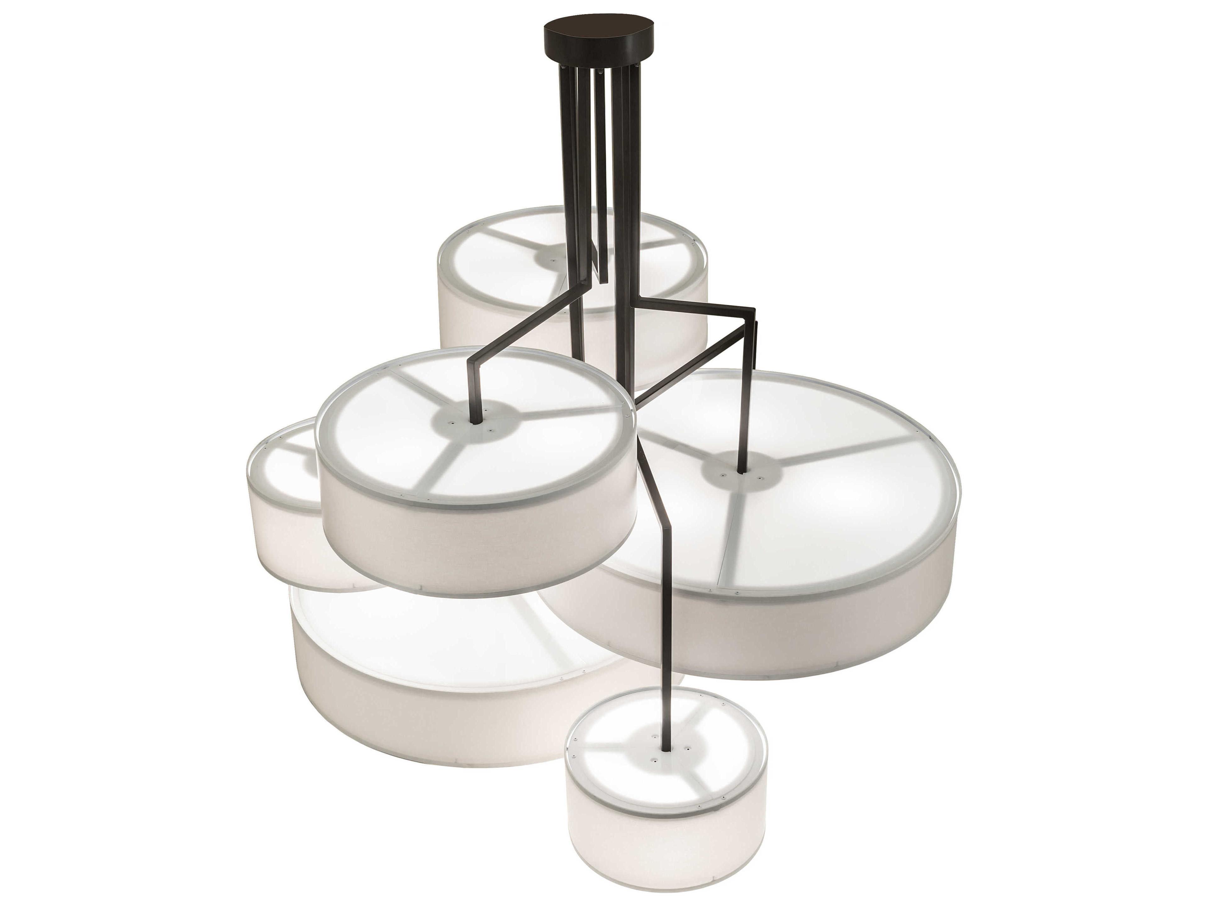 Meyda Cilindro 21-Light Timeless Bronze Round Pendant