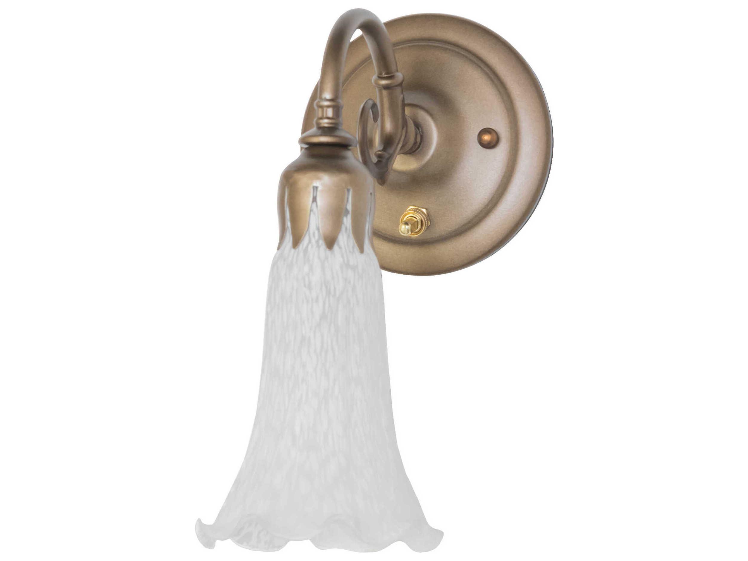 Meyda Tiffany Pond Lily 1-Light Antique Copper Wall Sconce