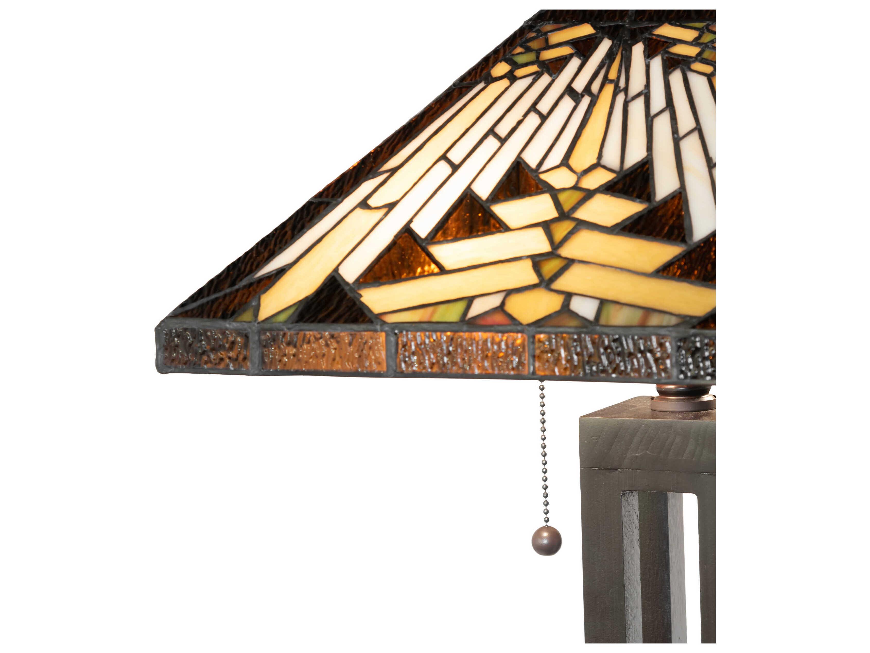 Meyda Nuevo Mission Brown Table Lamp