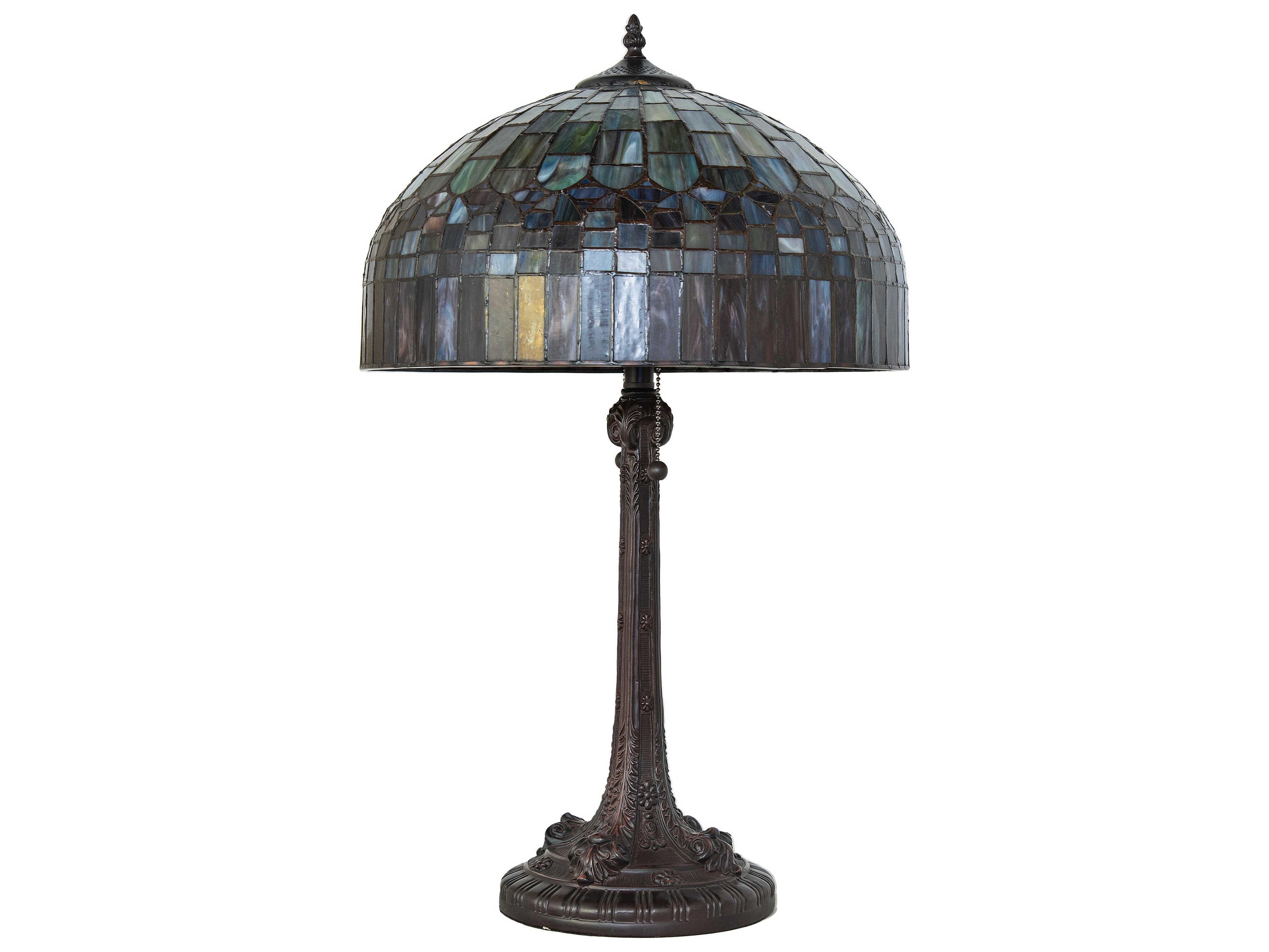 Meyda Tiffany Candice Mahogany Bronze Buffet Lamp