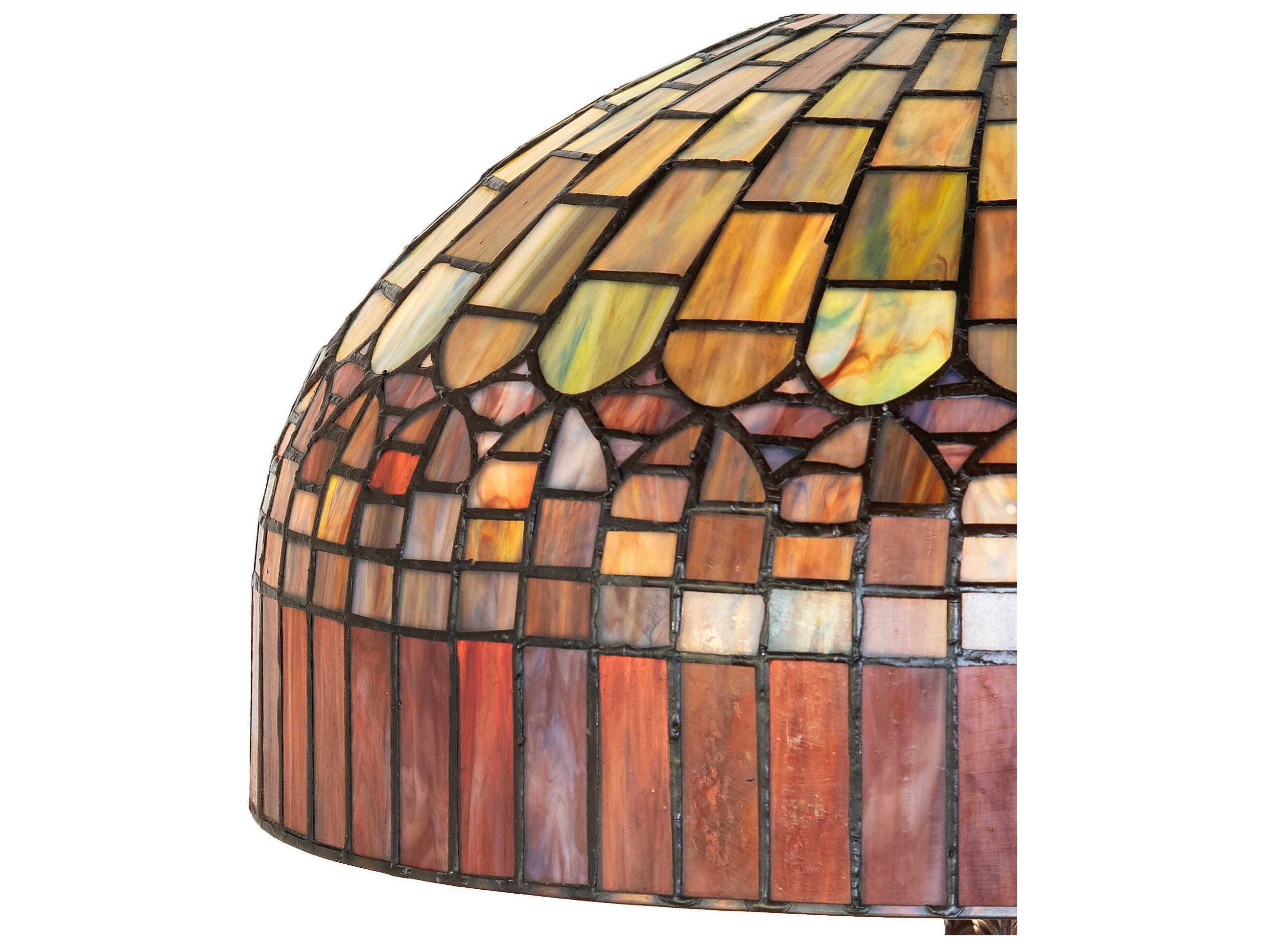 Meyda Tiffany Candice Mahogany Bronze Buffet Lamp