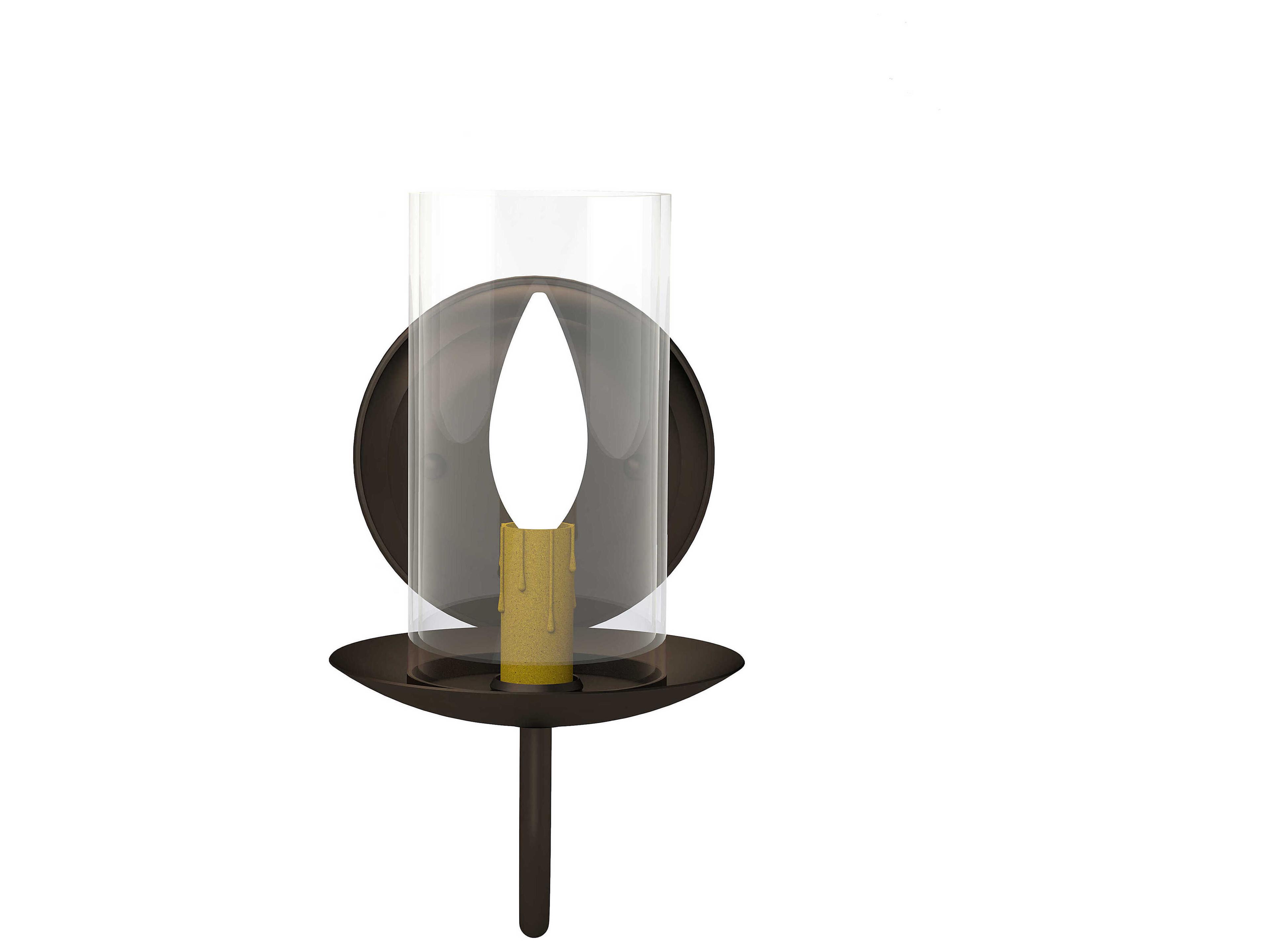 Meyda Loxley 1-Light Oil Rubbed Bronze Wall Sconce