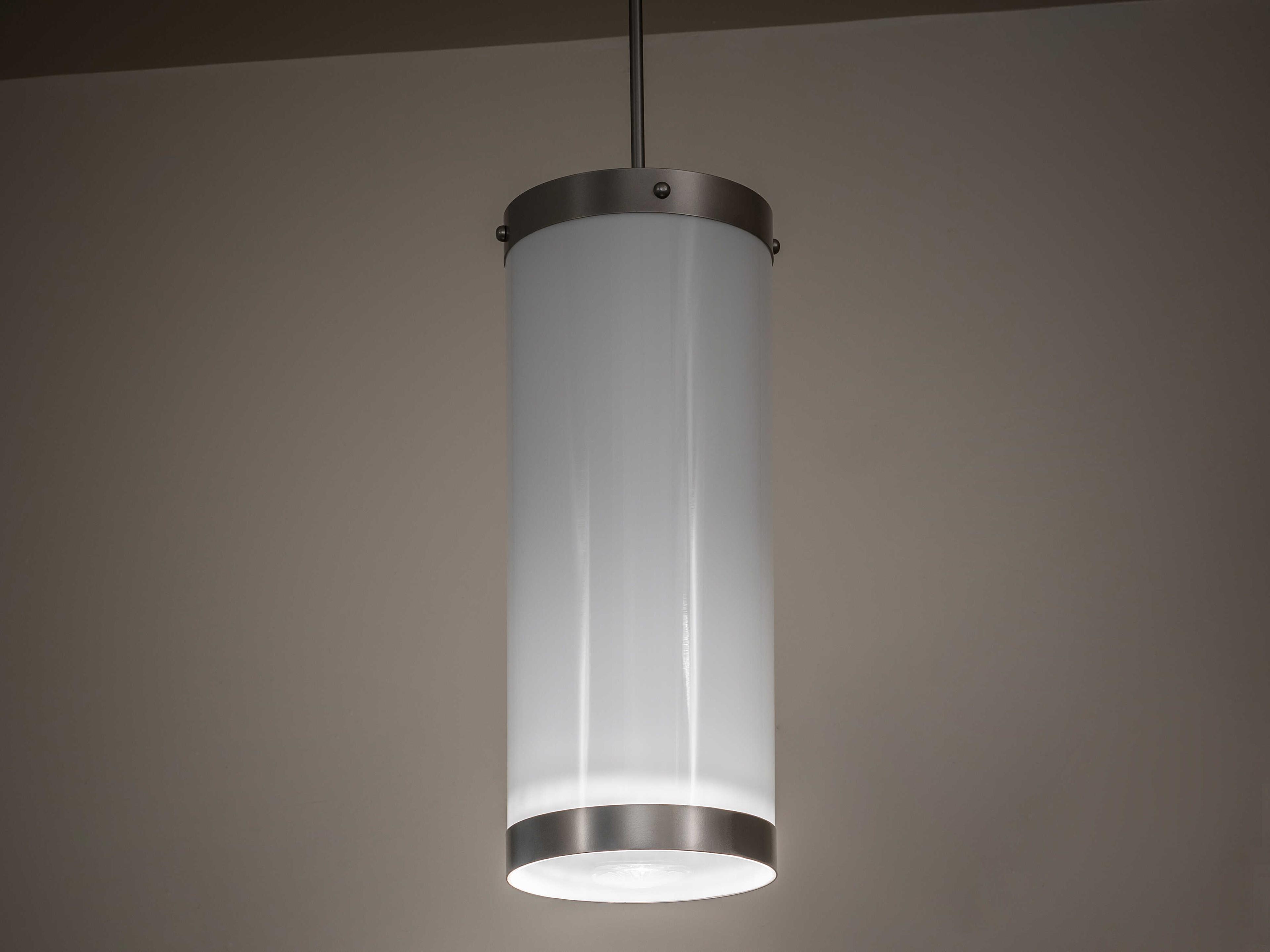 Meyda Cilindro 9-Light Nickel Mini Pendant