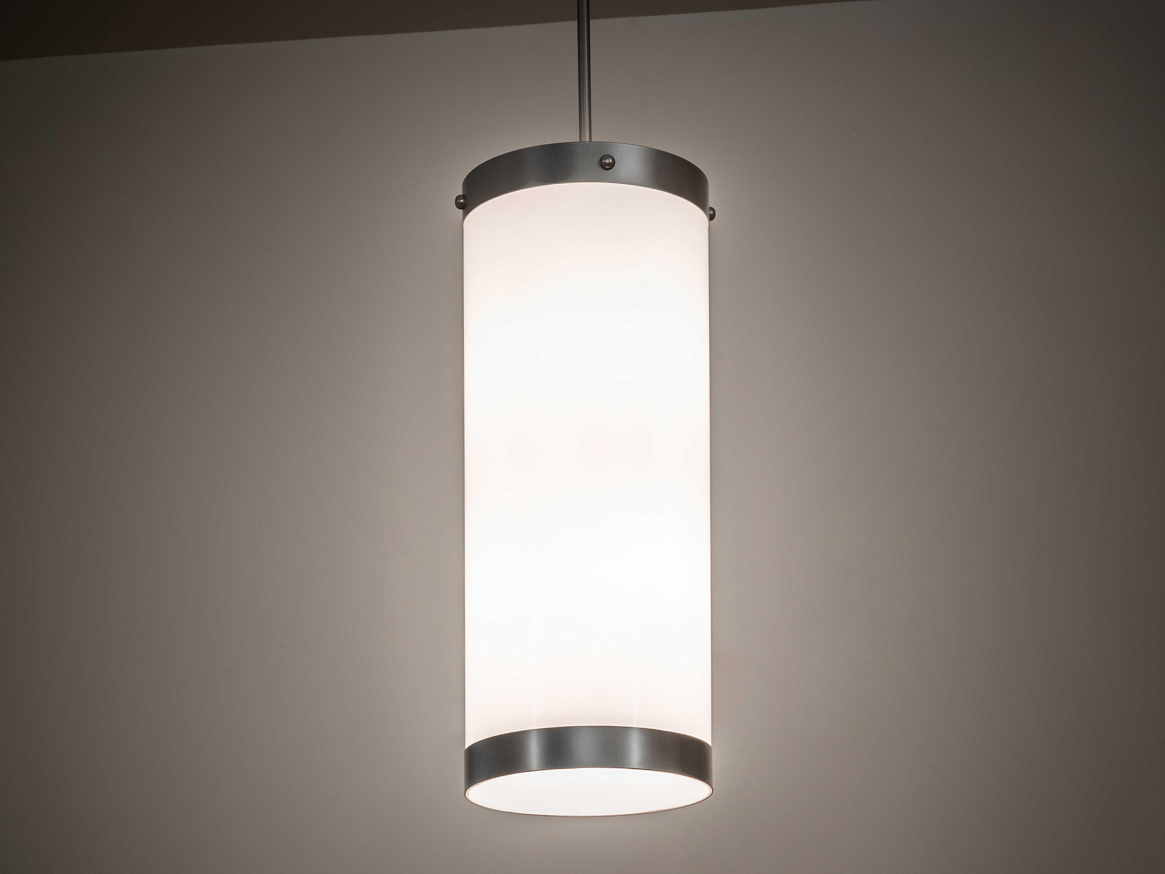 Meyda Cilindro 9-Light Nickel Mini Pendant