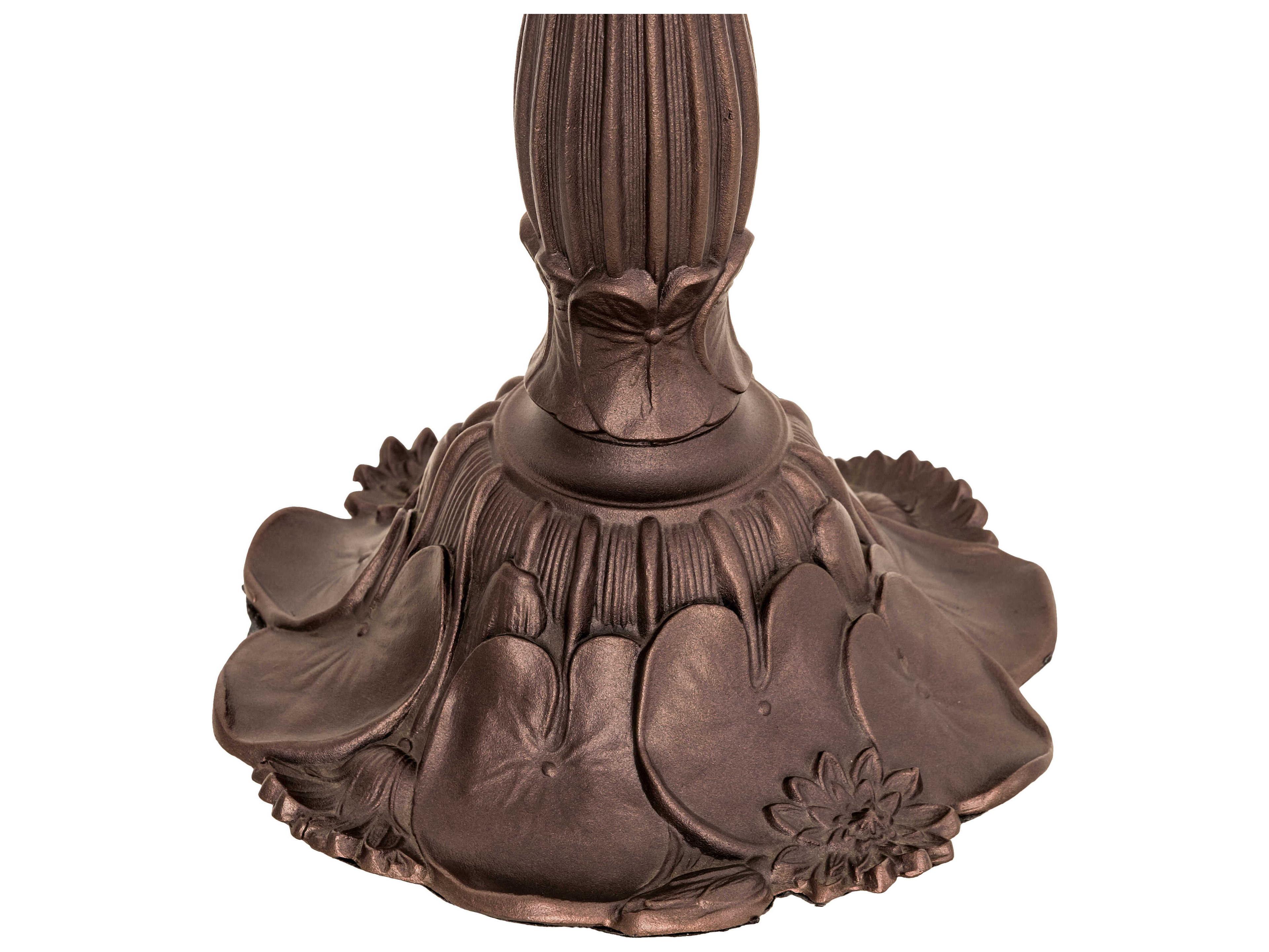 Meyda Anabelle Pink Art Glass Buffet Lamp