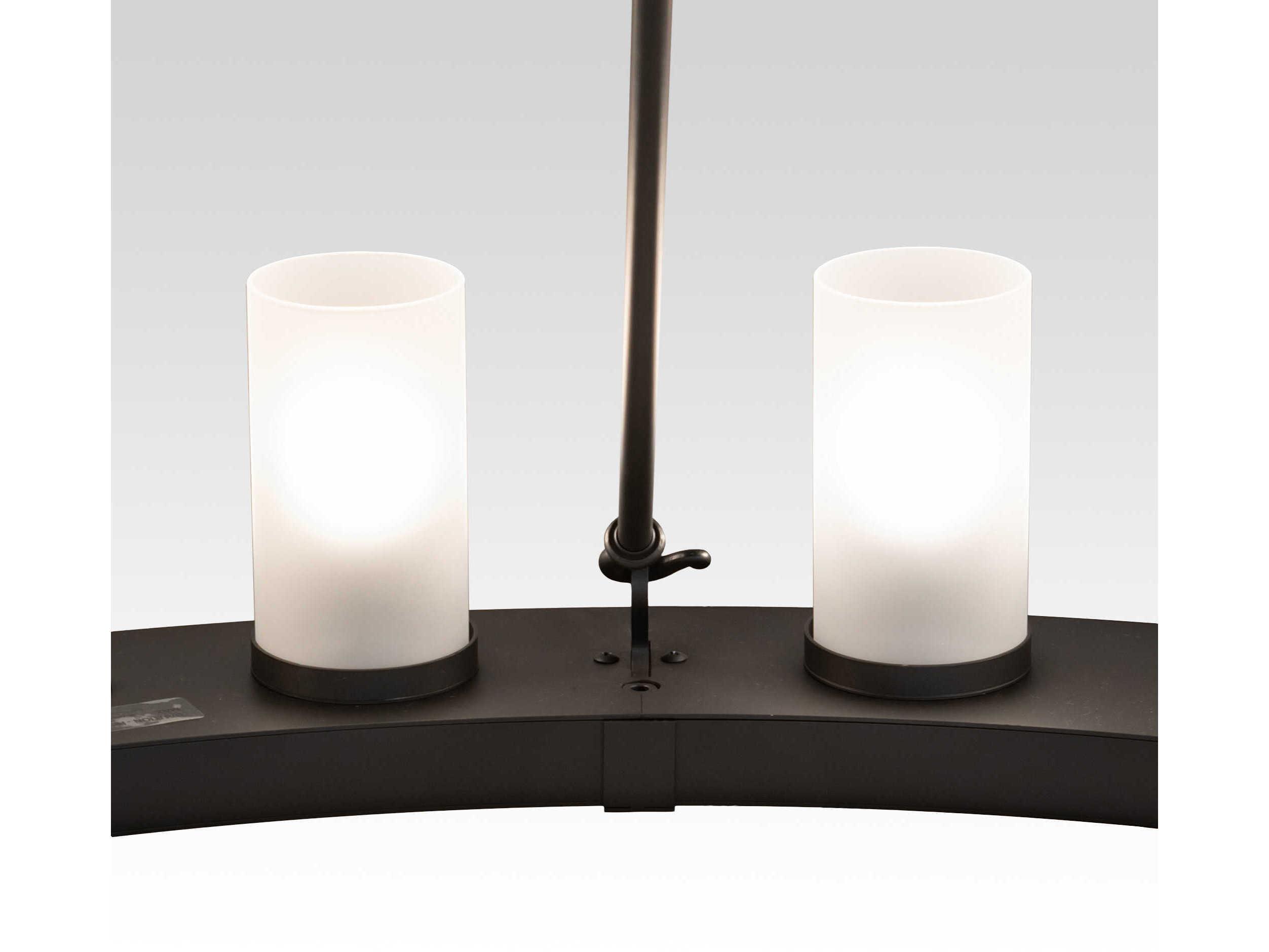 Meyda Loxley 21-Light Solar Black Cylinder Chandelier