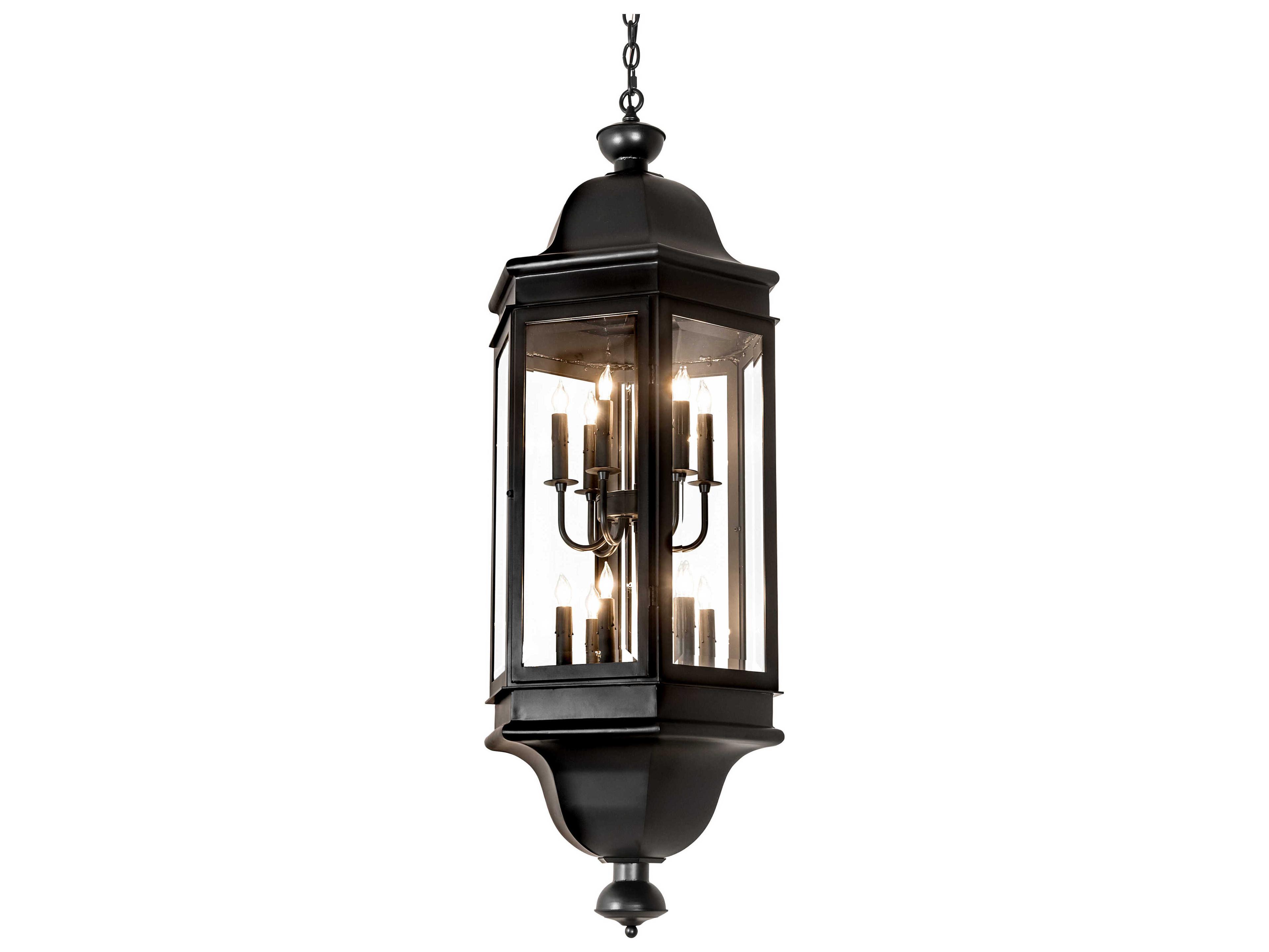 Meyda Gascony 12-Light Solar Black Pendant