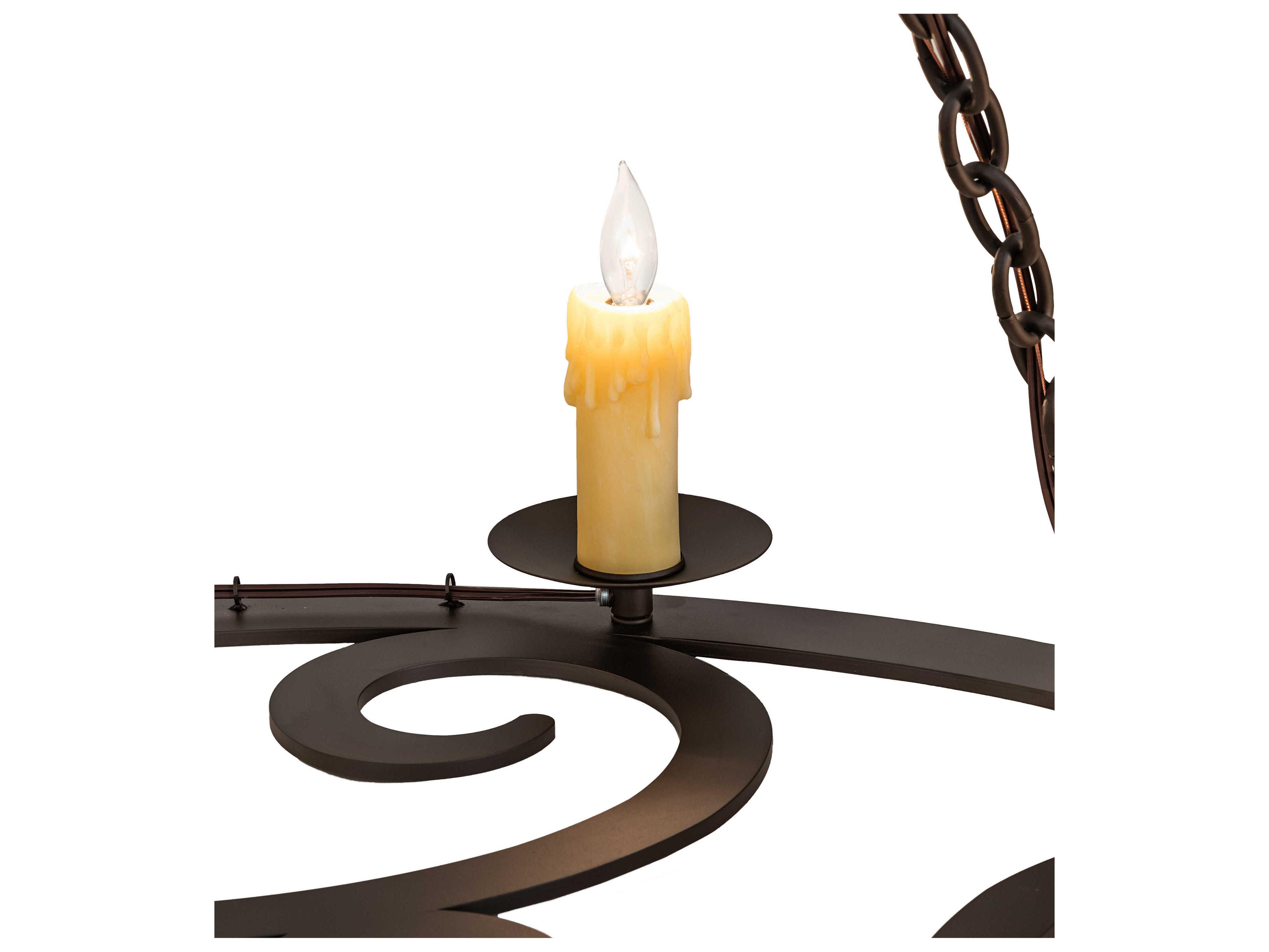 Meyda Ashley 8-Light Oil Rubbed Bronze Chandelier