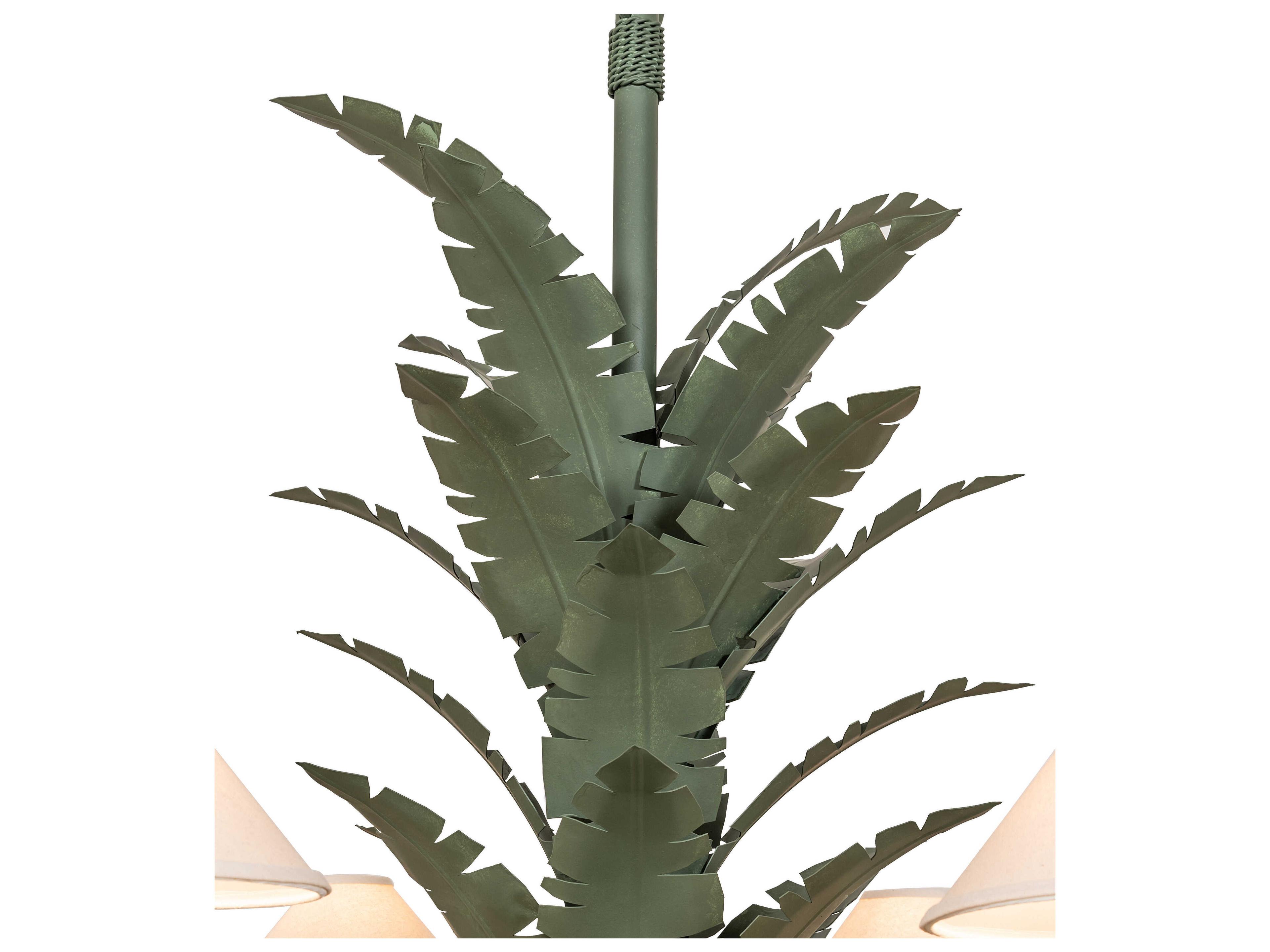 Meyda Tiki 18-Light Avocado Peel Chandelier