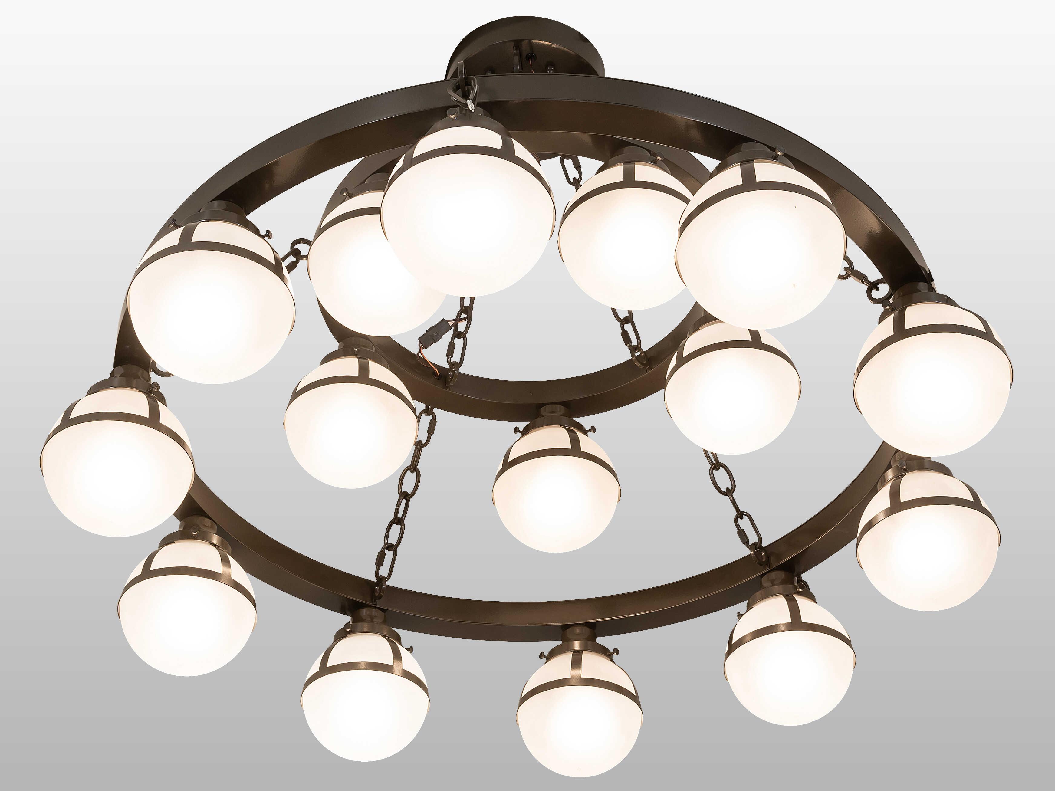 Meyda Bola 15-Light Castle Bronze Chandelier