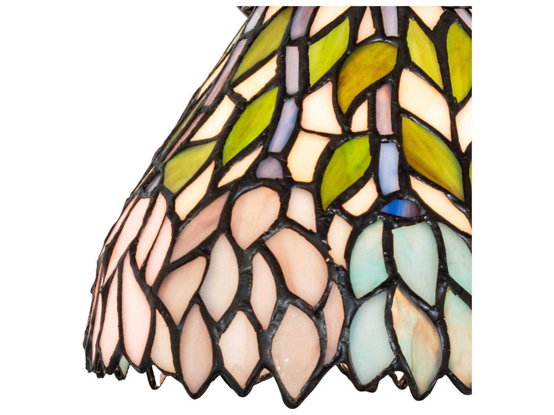 Meyda Wisteria 1-Light Mahogany Bronze Wall Sconce