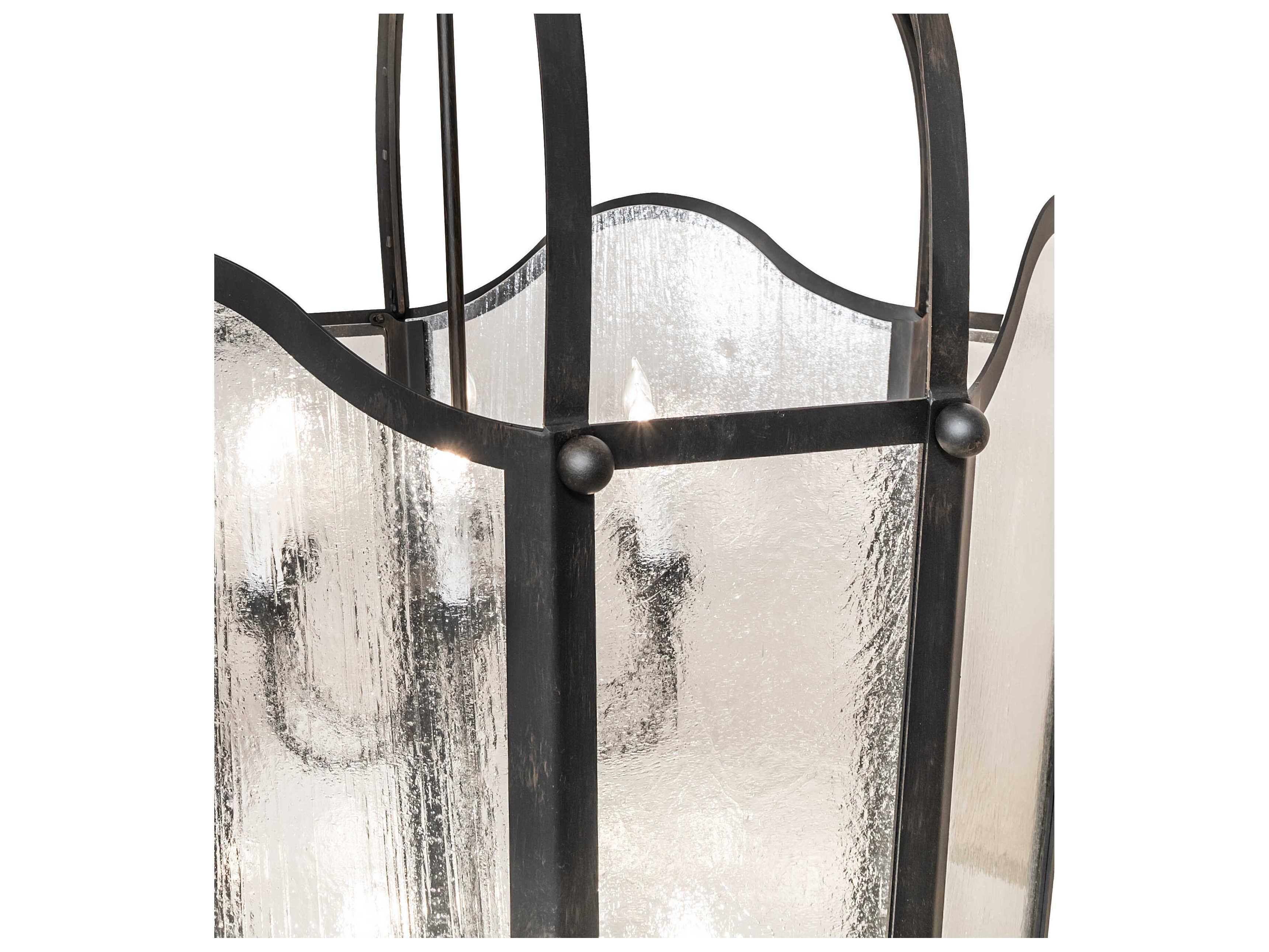 Meyda Citadel 12-Light Blackened Steel Traditional Pendant