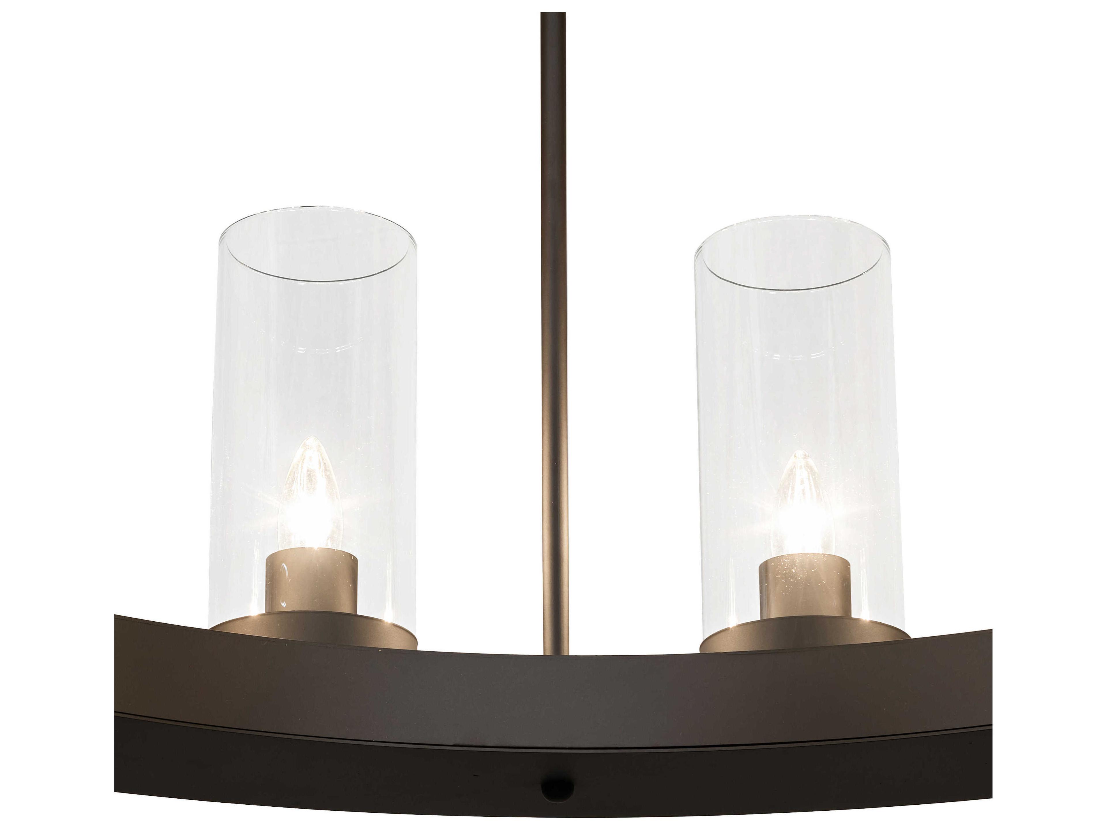 Meyda Loxley 20-Light Oil Rubbed Bronze Cylinder Round Chandelier