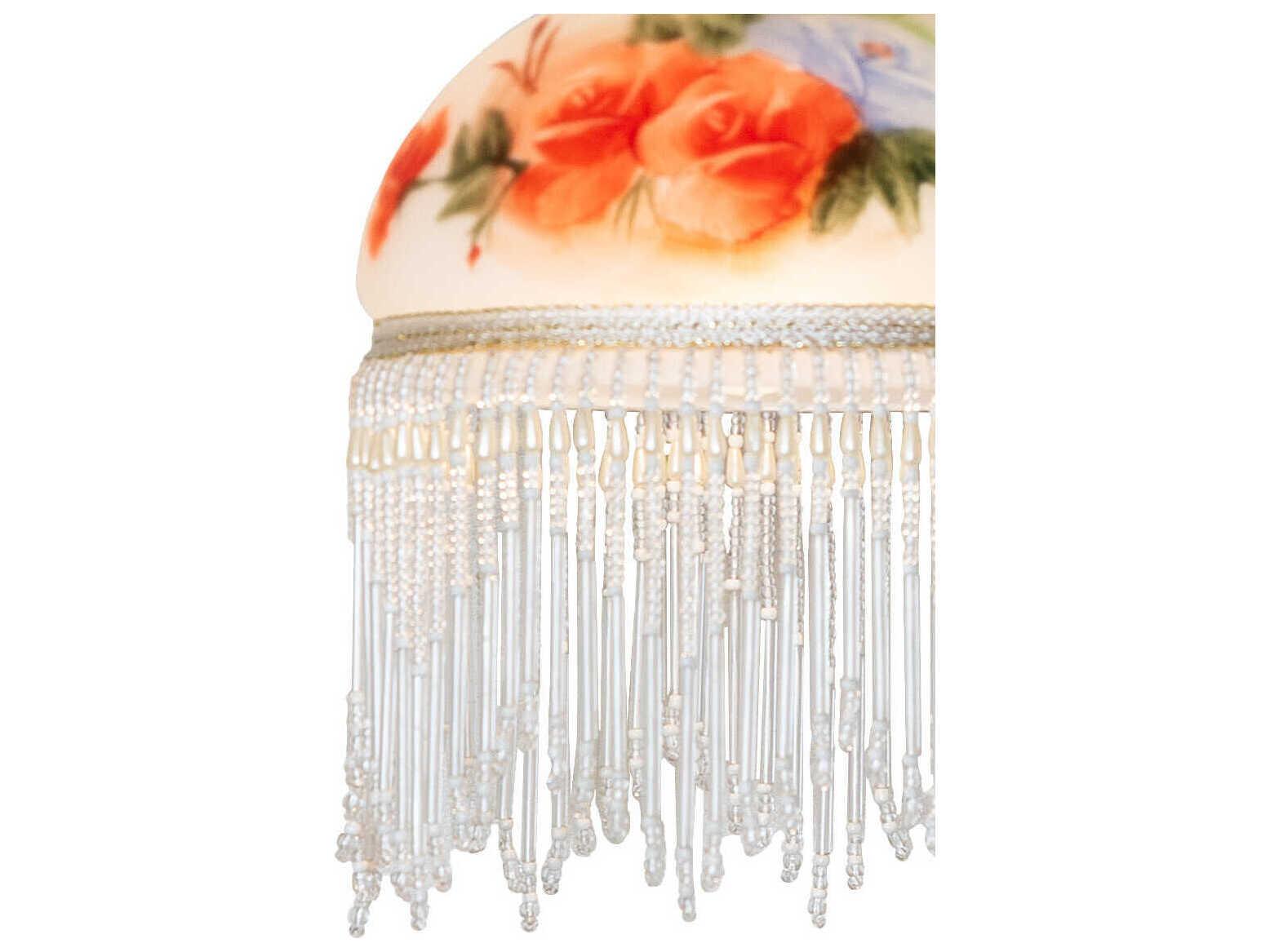 Meyda Roussillon 1-Light Hand Painted Glass Wall Sconce