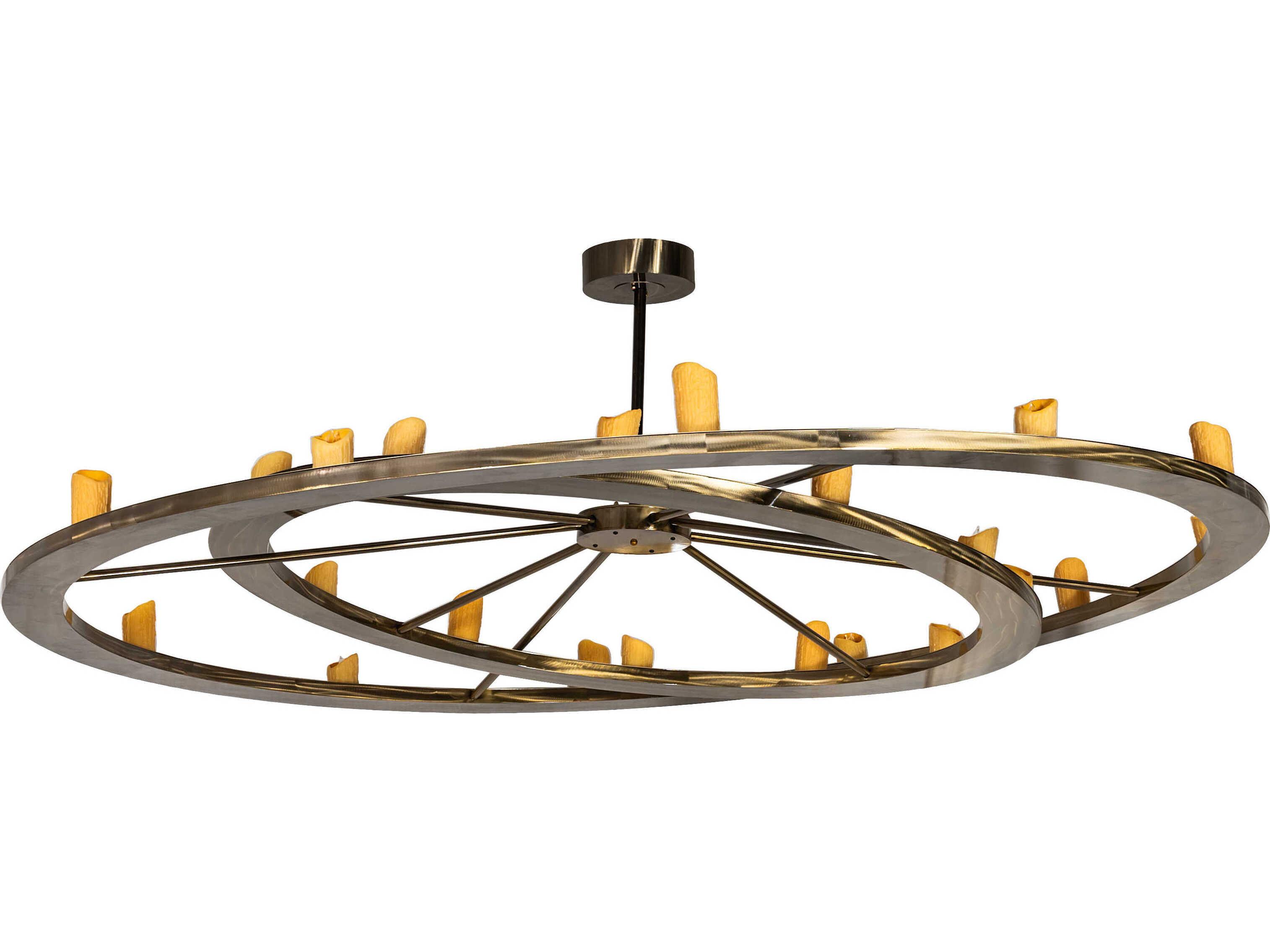 Meyda Donner 24-Light Brass Chandelier