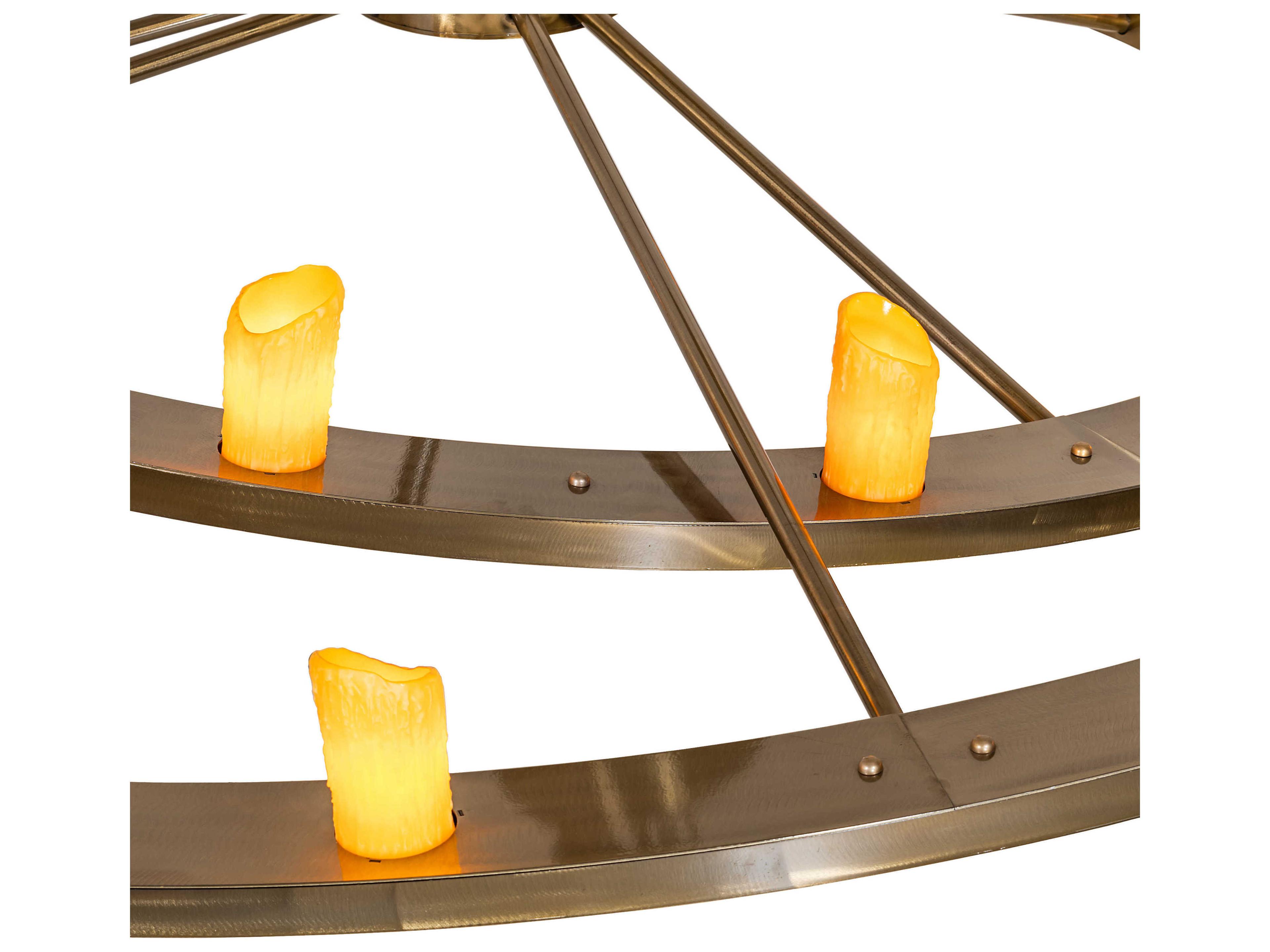 Meyda Donner 24-Light Brass Chandelier