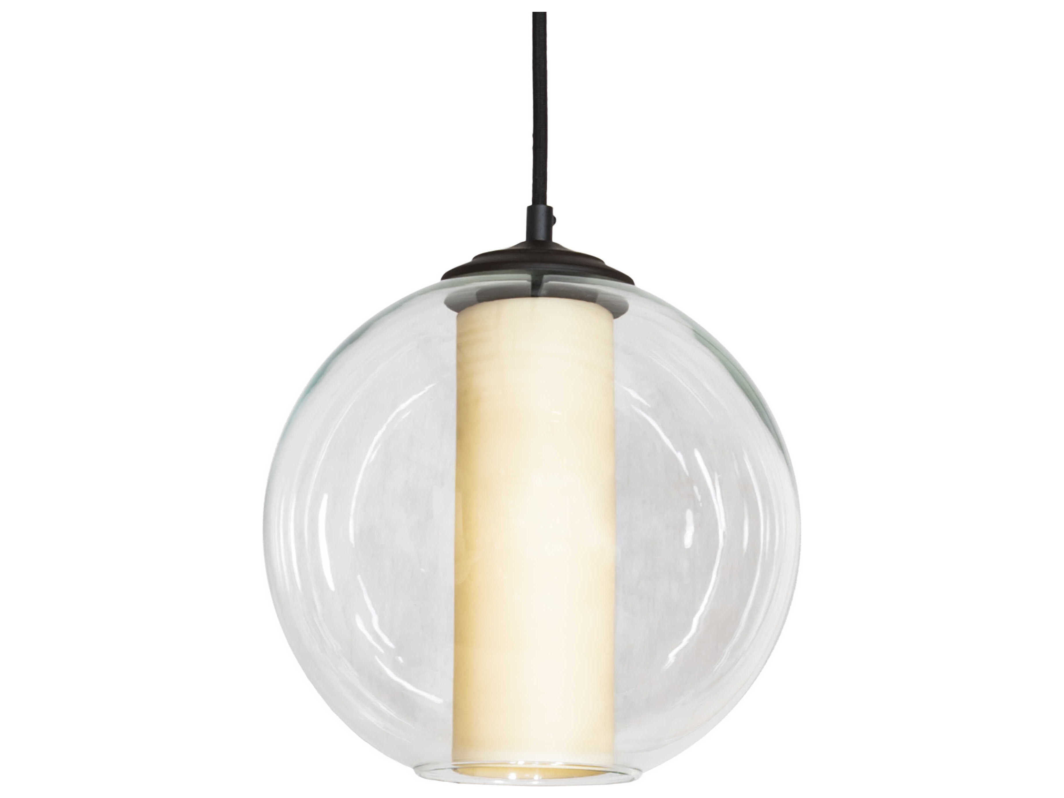 Meyda Bola 1-Light Oil Rubbed Bronze Black Globe Mini Pendant