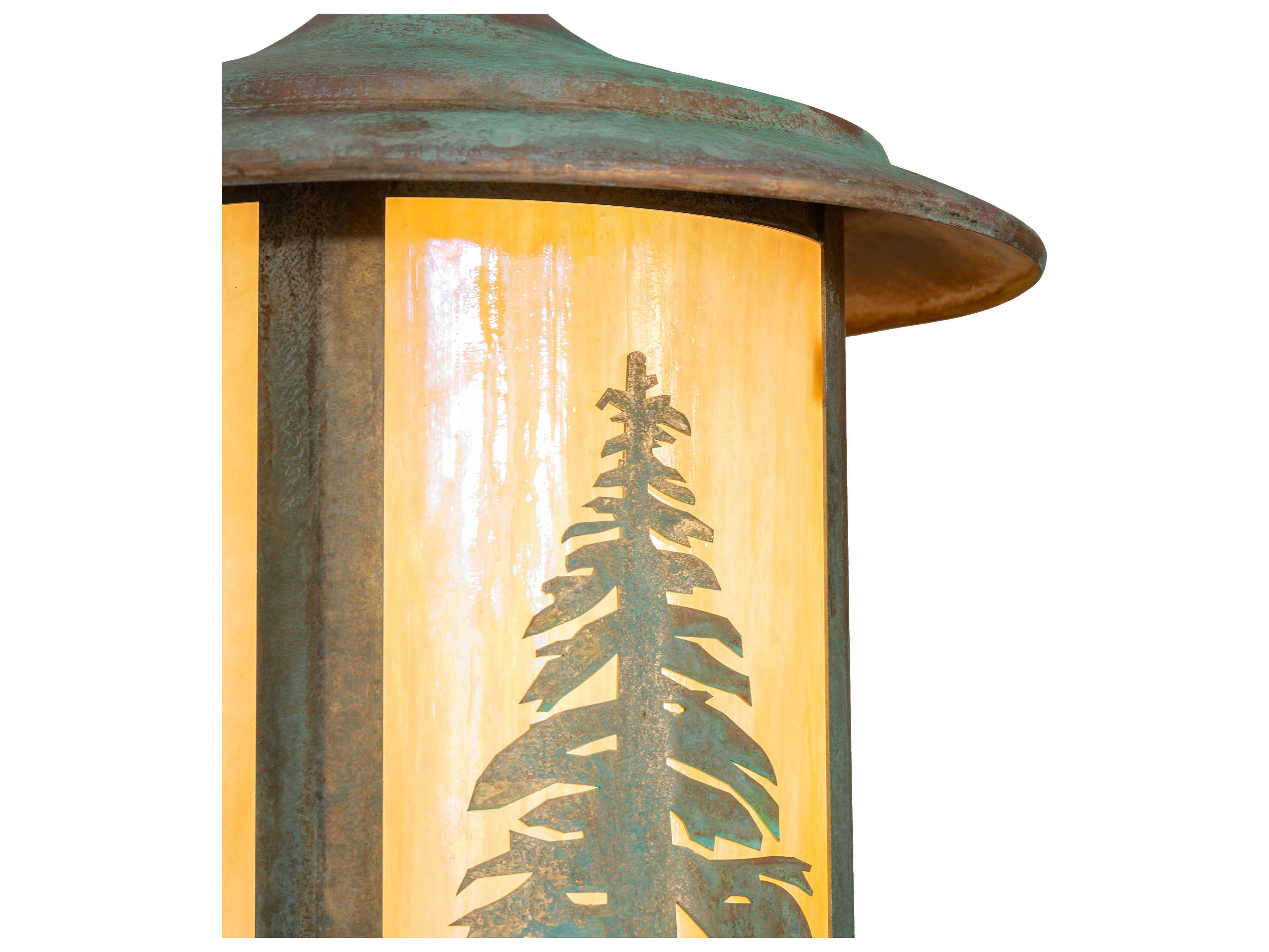 Meyda Fulton 1-Light Verdigris Mini Pendant