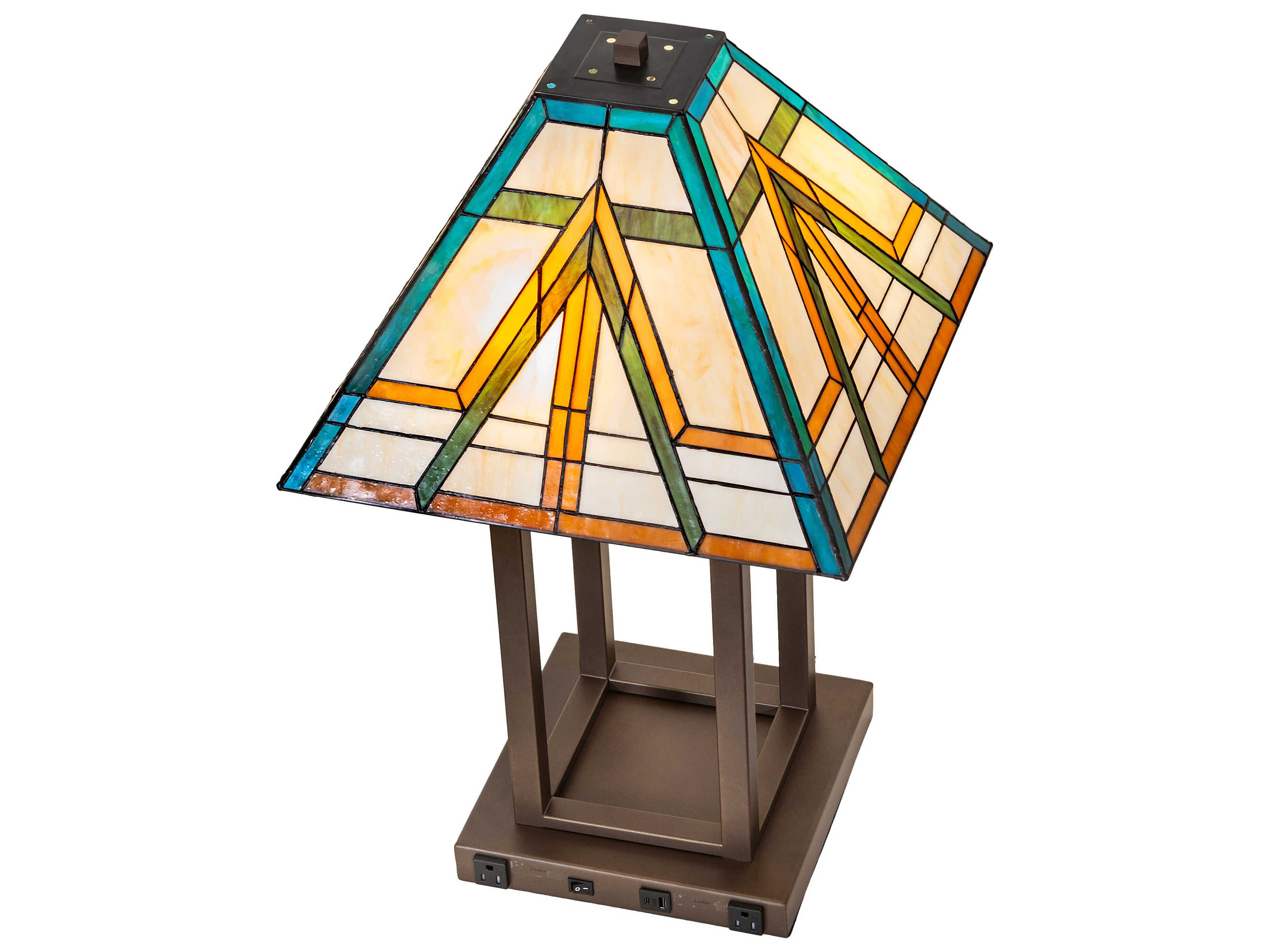 Meyda Moab 2-Light Tyler Bronze Buffet Lamp