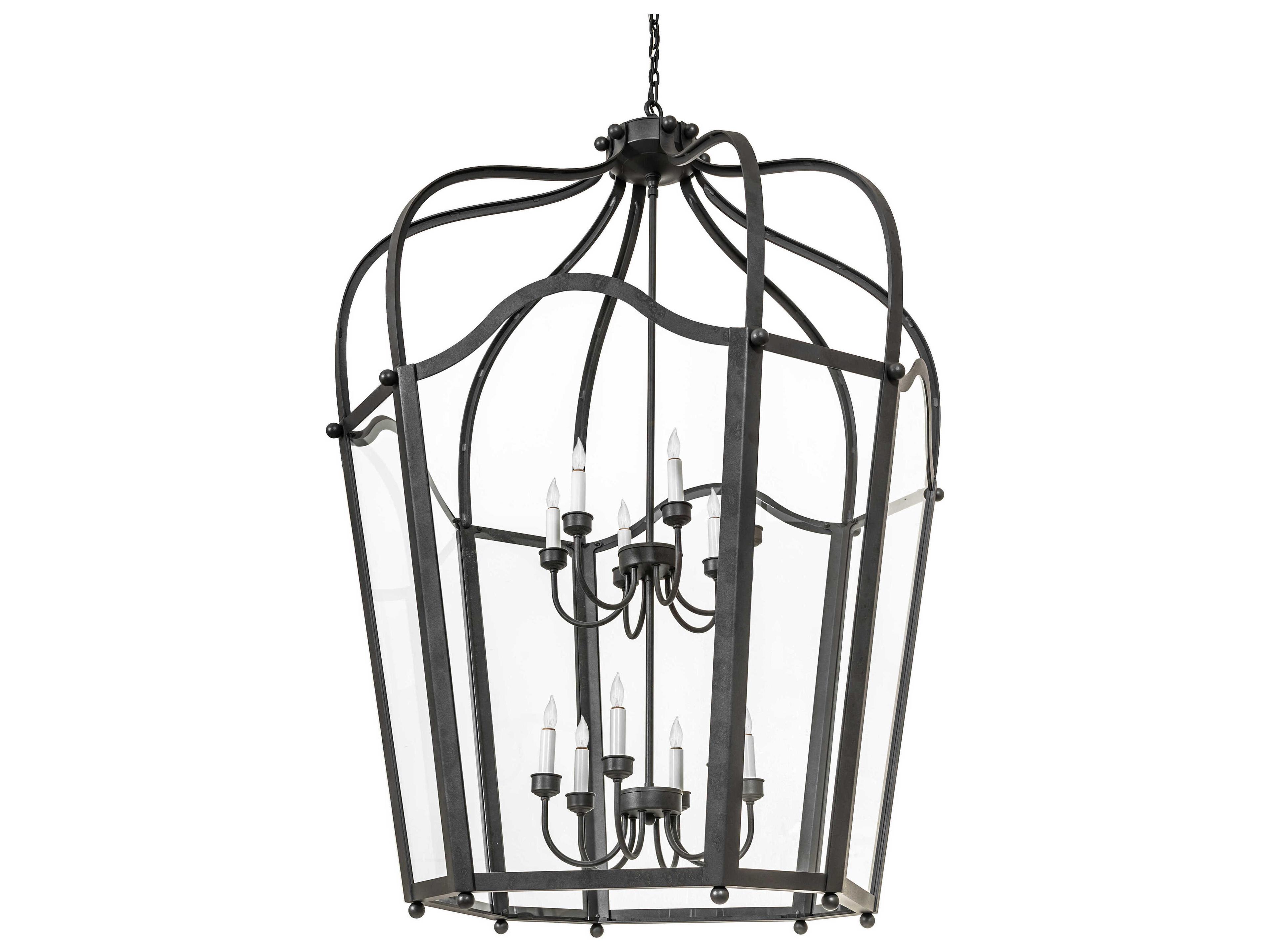 Meyda Citadel 12-Light Old Wrought Iron Pendant