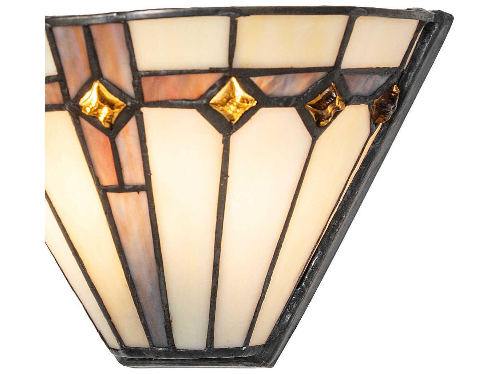 Meyda Belvidere 1-Light Mahogany Bronze Wall Sconce