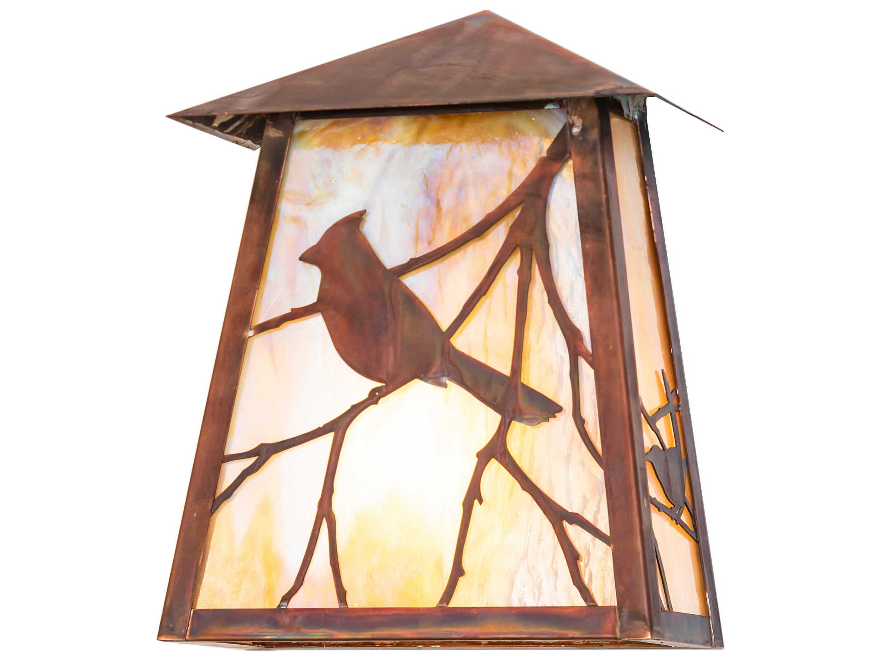 Meyda Stillwater Song Bird 1-Light Outdoor Wall Light