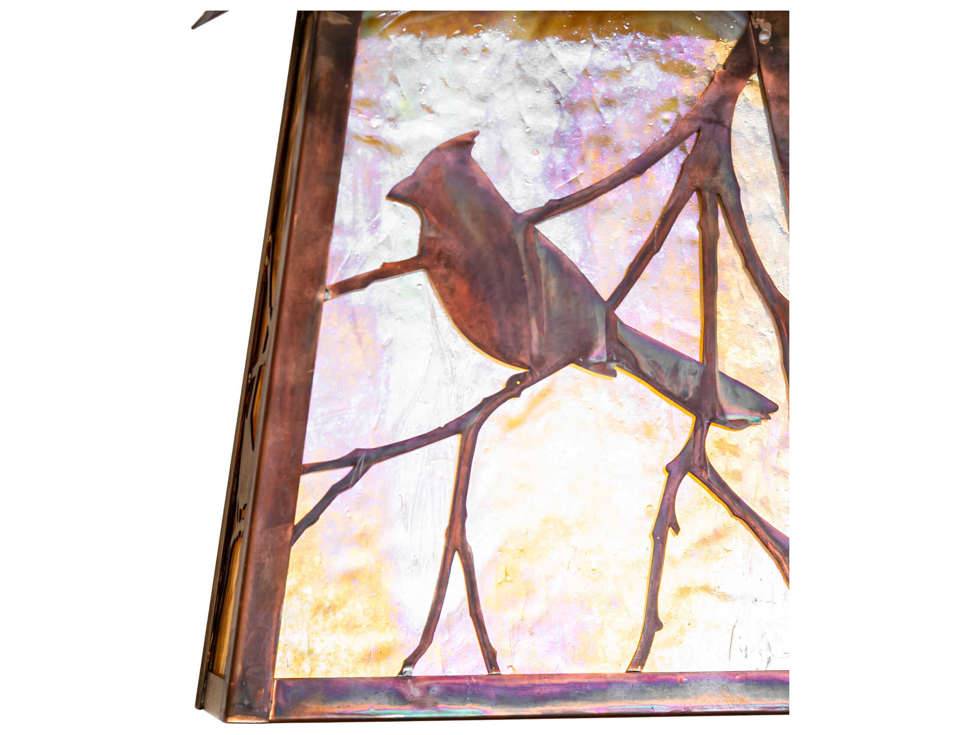 Meyda Stillwater Song Bird 1-Light Outdoor Wall Light