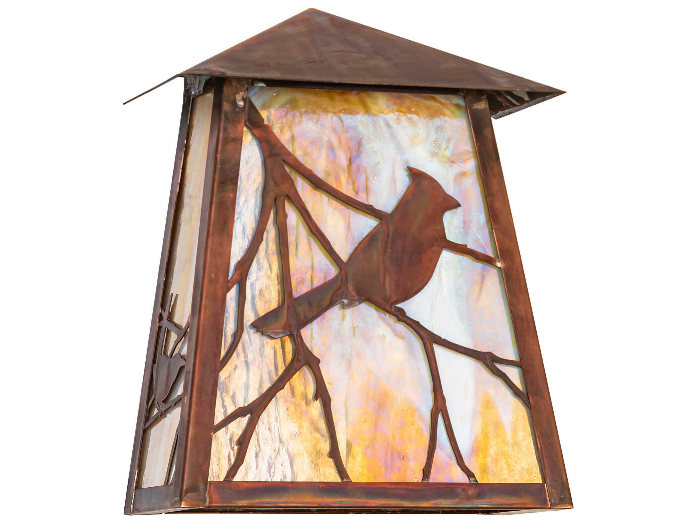 Meyda Stillwater Song Bird 1-Light Outdoor Wall Light