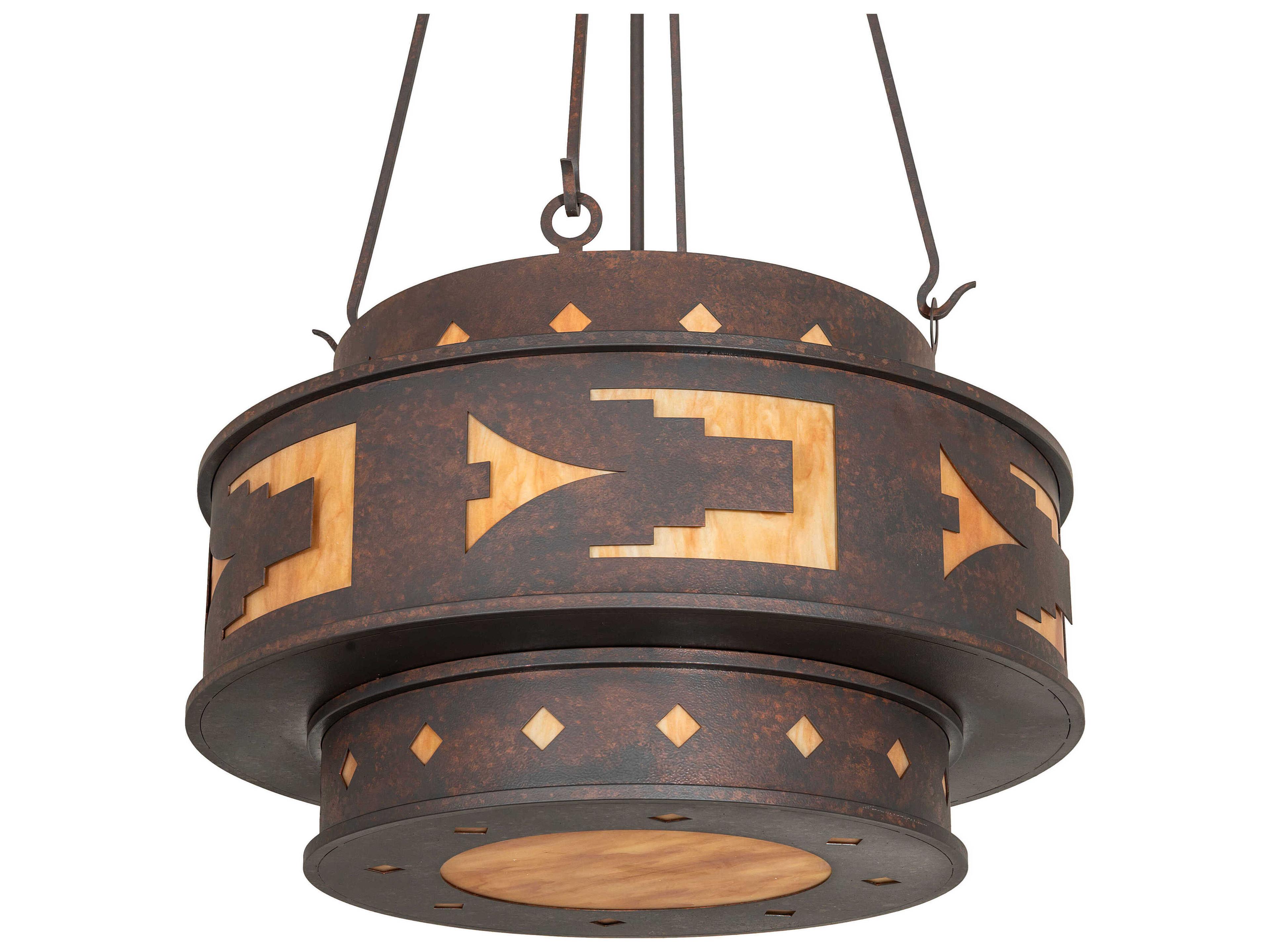 Meyda Sandia 4-Light Rusty Nail Pendant