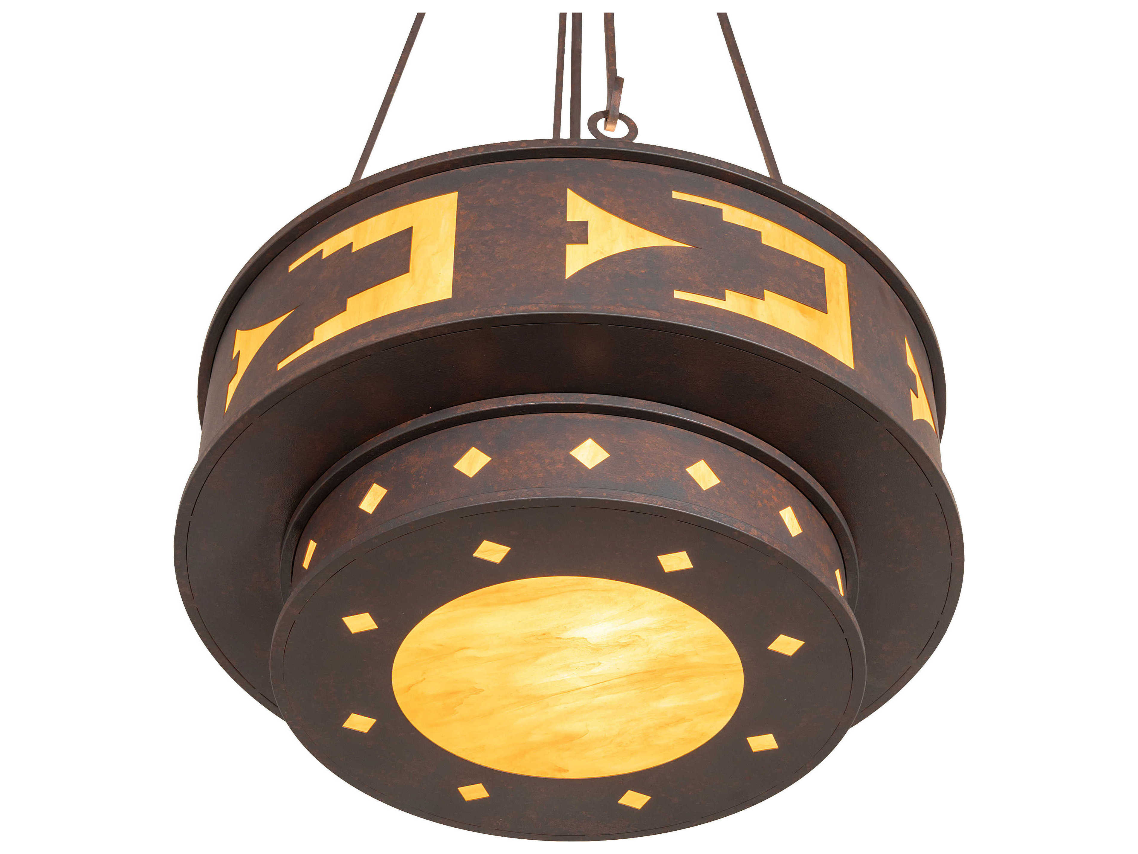 Meyda Sandia 4-Light Rusty Nail Pendant