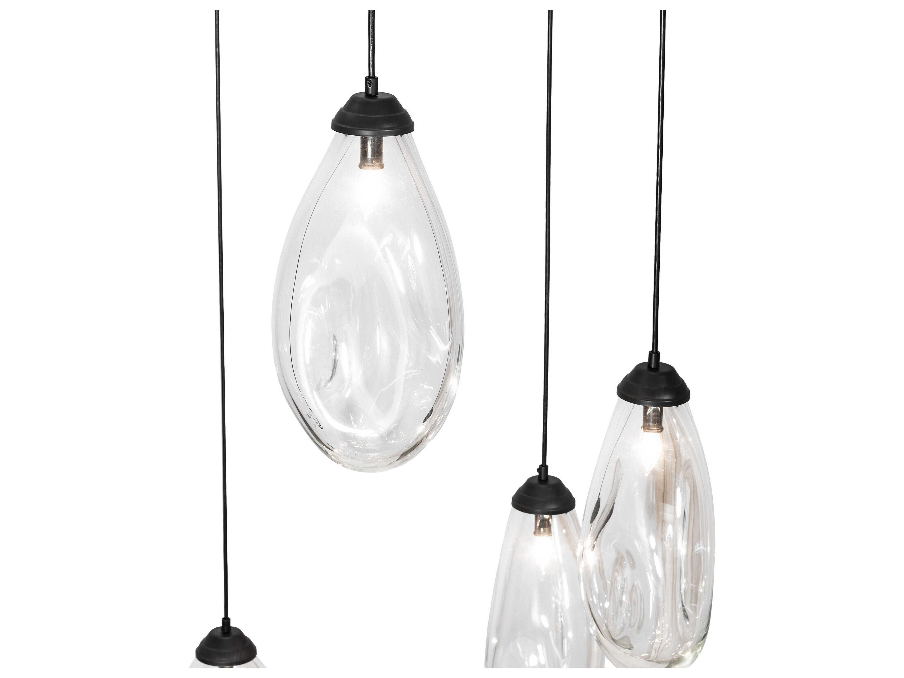 Meyda Celine 16-Light Solar Black Pendant