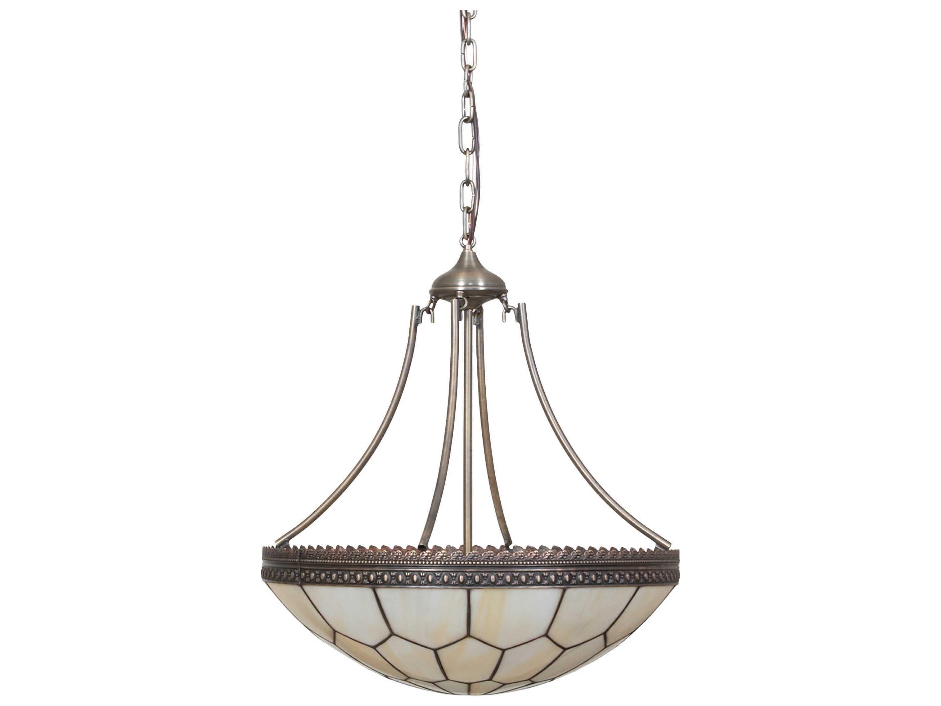 Meyda Vincent Honeycomb 8-Light Antique Brass Pendant